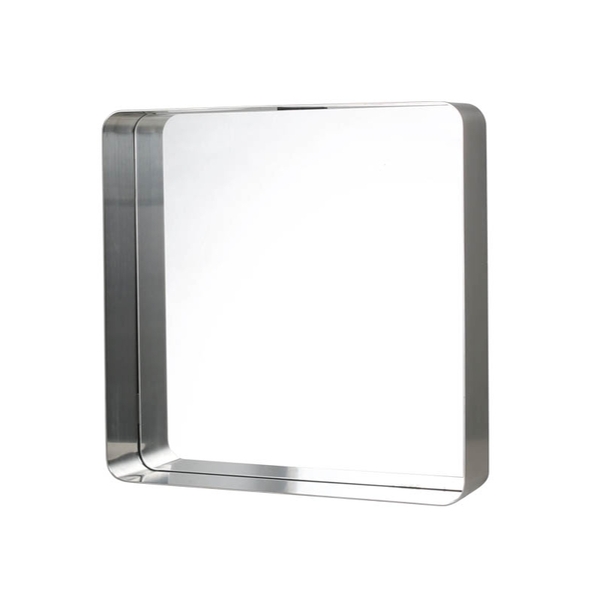ダルトン　壁掛け　スチールミラー STAINLESS STEEL FRAME MIRROR WITH BRACKET S/壁掛けミラー 棚