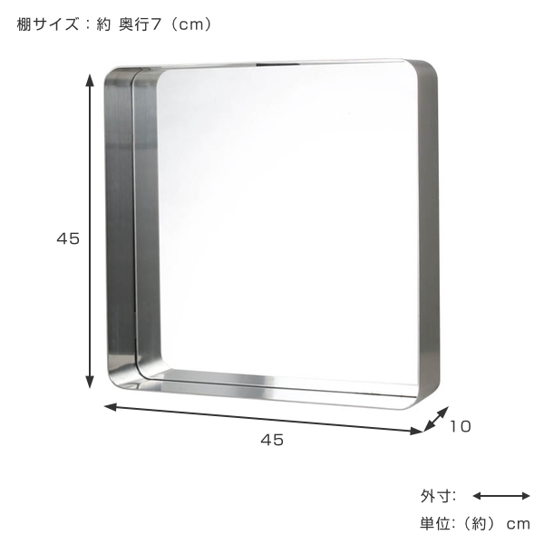 DULTON 姿見 ミラー （DULTON ONLINE SHOP | MIRROR WITH STEEL