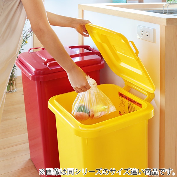 ゴミ箱 18L ダルトン DULTON 屋外兼用 プラスチックトラッシュカン ( ごみ箱 18リットル 蓋つき キャスター付き 排水栓 キッチン リビング アメリカン ダストボックス ごみばこ ふた付き 袋 見えない おしゃれ アメリカ ) 【ブルー】 ブルー
