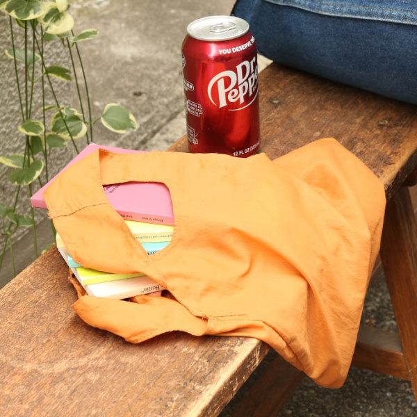 エコバッグ ナイロン 撥水 ヘザーライトバッグ S ダルトン DULTON ( マイバッグ エコバック 買い物バッグ 折りたたみ コンパクト レジ袋 軽量 丈夫 レジバッグ サブバッグ 買い物袋 買い物かばん ショッピングバッグ 無地 ) 【イエロー】 イエロー