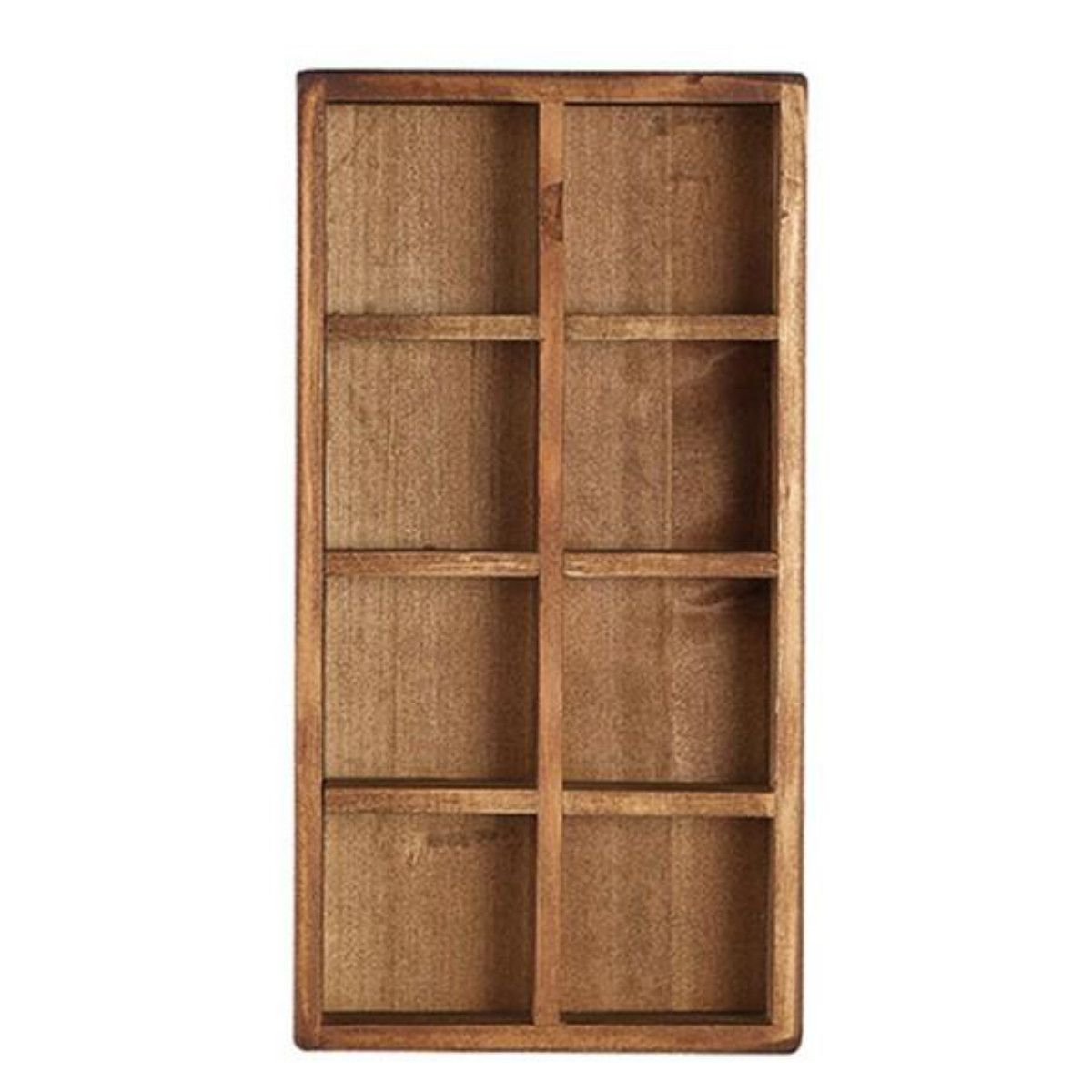 小物収納 ダルトン DULTON 8 PARTITION WOODEN BOX ウッデン ボックス 木製 幅17×奥行32.5×高さ4cm ( 小物入れ 収納ケース 収納ボックス ケース 木製ボックス 仕切あり 小物 道具入れ 整理整頓 整理 ヴィンテージ感 スタッキング )