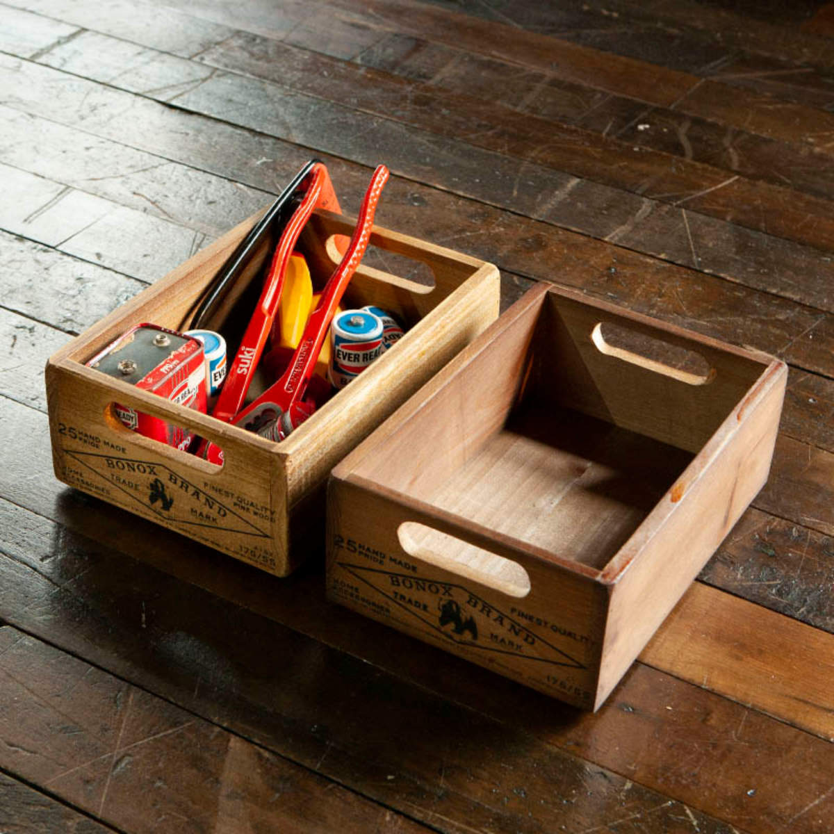 小物収納 ダルトン DULTON WOODEN STOCKER BOX NATURAL ウッデン ボックス 木製 幅17×奥行25×高さ8.5cm ( 小物入れ 収納ケース 収納ボックス ケース 木製ボックス 仕切り無し 小物 道具入れ 整理整頓 整理 スタッキング )