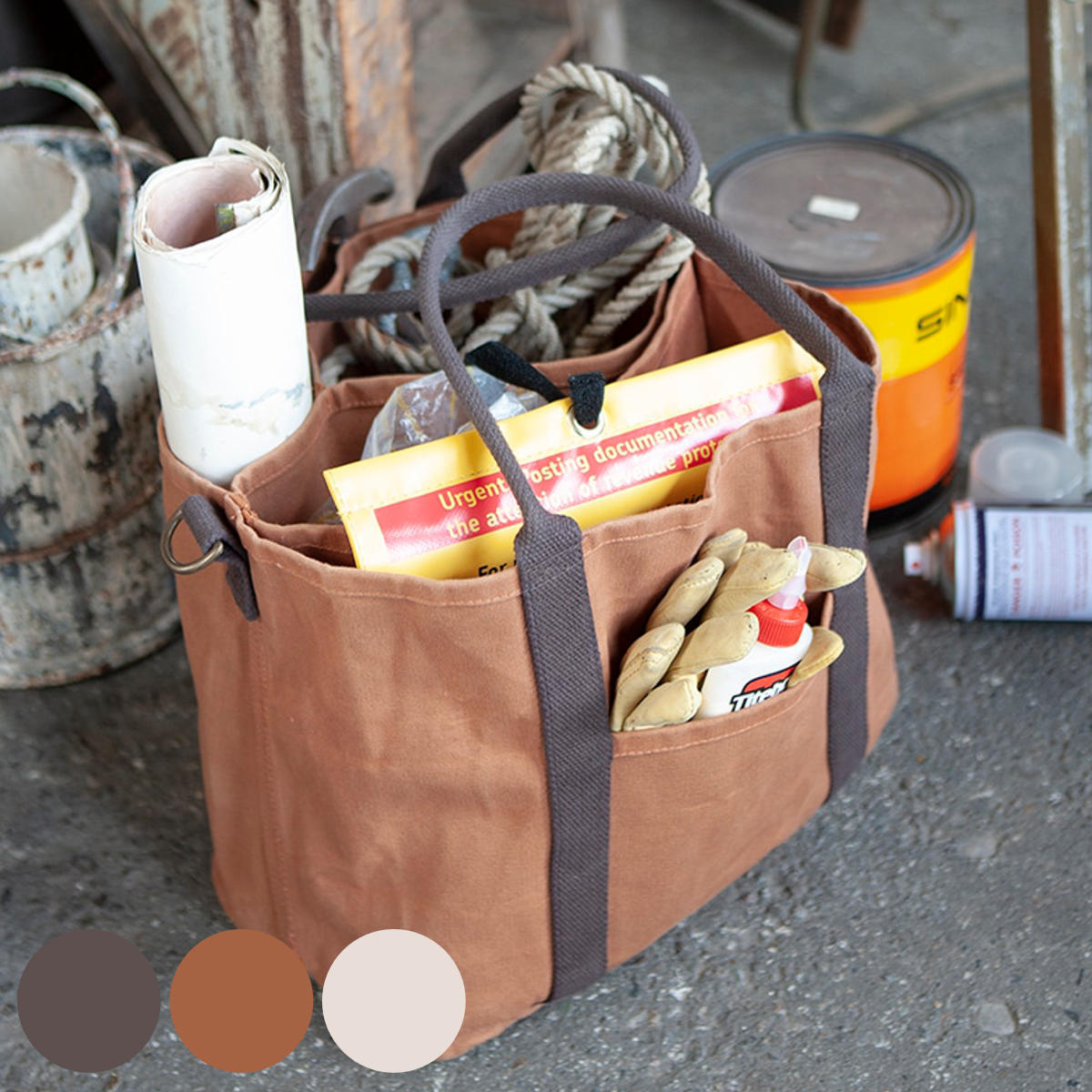 ワーキングバッグ Worker bag トートバッグ フリーアドレスバッグ ダルトン （ DULTON カバン かばん バッグ 大容量 メンズ レディース 収納バッグ マチ付き 鞄 手提げ 大きい 男性用 女性用 通勤 持ち運び おしゃれ プレゼント ） 【オリーブ】