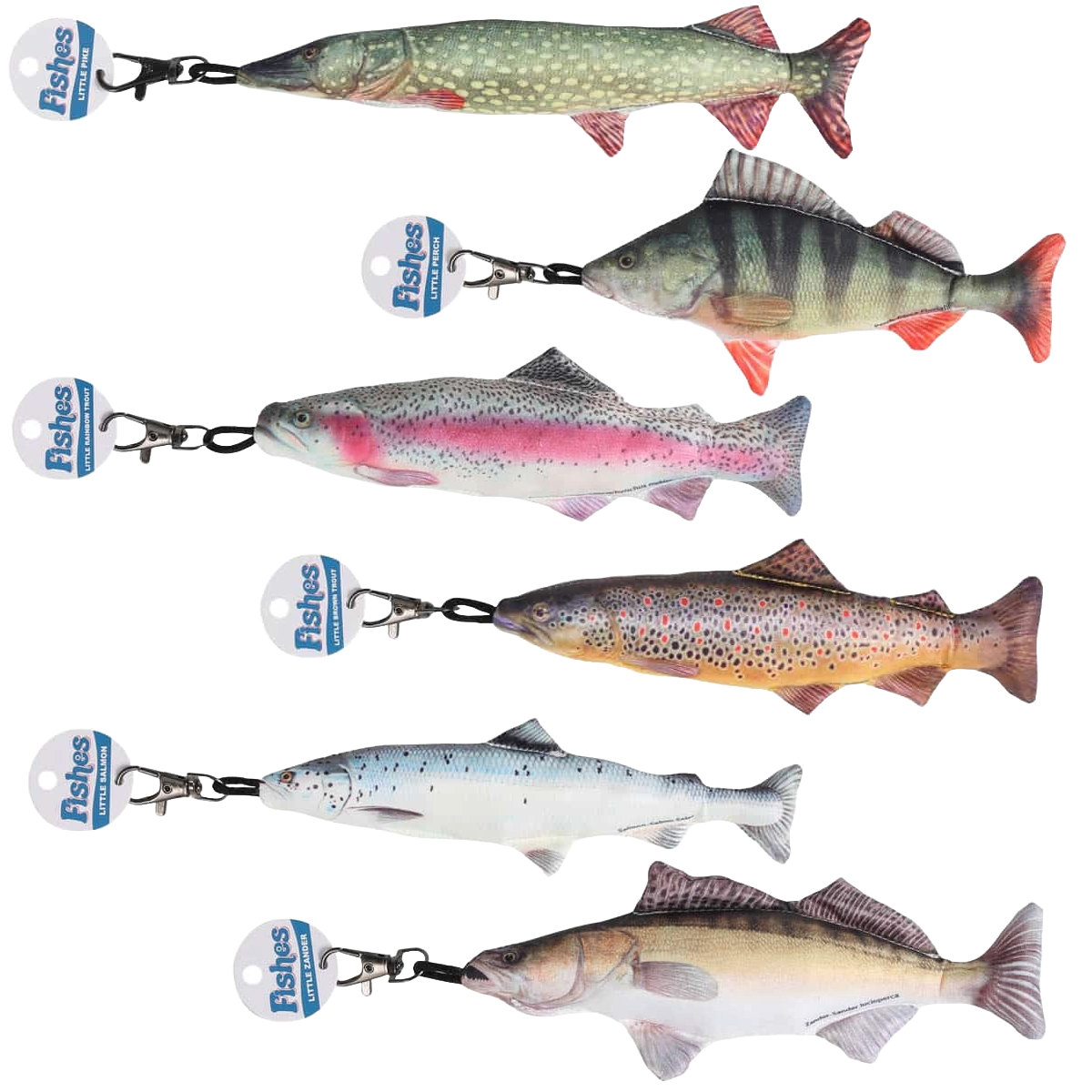 キーホルダー ダルトン LITTLE FISHES 魚 フィッシュ ソフトタイプ （ DULTON キーリング さかな グッズ 雑貨 リアル 釣り好き プレゼント おもしろ ストラップ キーチェーン バッグチャーム 車 家 自転車 キー 鍵 通勤 通学 ） 【ザンダー】