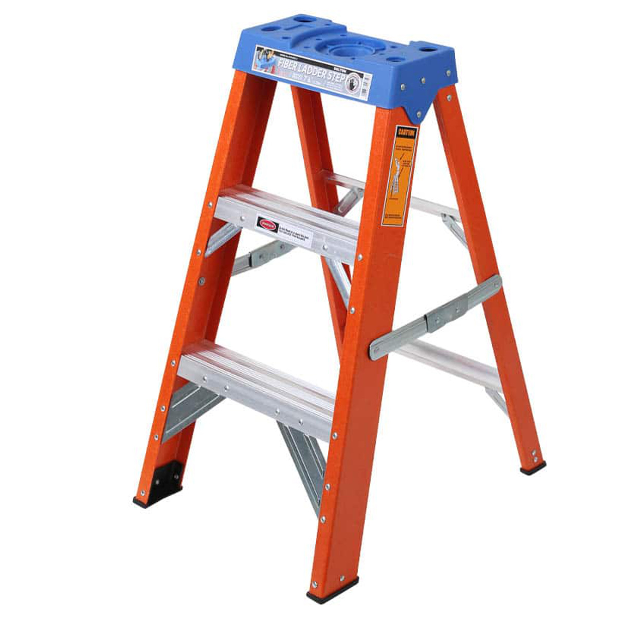 脚立 3段 ダルトン FIBER LADDER 3STEPS ( DULTON アルミ 踏み台 ステップ台 ステップ スツール 折りたたみ おしゃれ 折り畳み 折りたたみ式 踏台 はしご スリム 隙間 収納 キッチン 高い所 ) 【ブラウン】 ブラウン