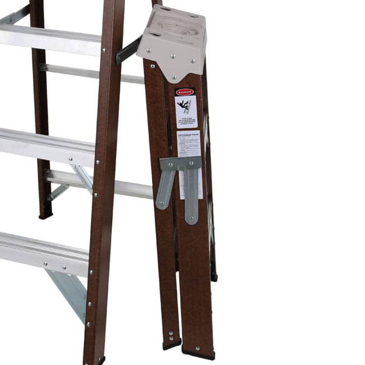 脚立 3段 ダルトン FIBER LADDER 3STEPS ( DULTON アルミ 踏み台 ステップ台 ステップ スツール 折りたたみ おしゃれ 折り畳み 折りたたみ式 踏台 はしご スリム 隙間 収納 キッチン 高い所 ) 【ブラウン】 ブラウン