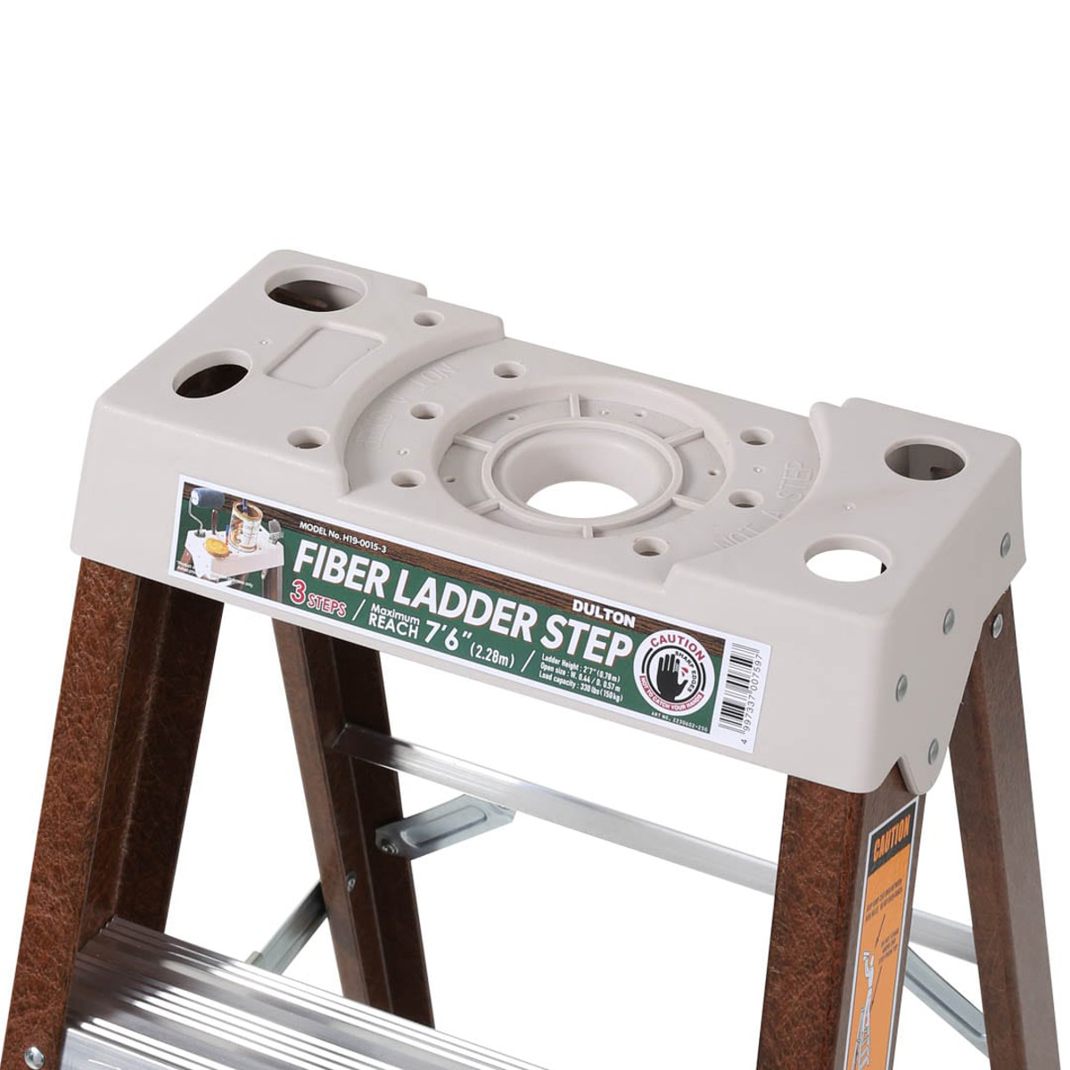 脚立 5段 ダルトン FIBER LADDER 5STEPS ( DULTON アルミ 踏み台 ステップ台 ステップ スツール 折りたたみ おしゃれ 折り畳み 折りたたみ式 踏台 はしご スリム 隙間 収納 キッチン 高い所 ) 【オレンジ】 オレンジ