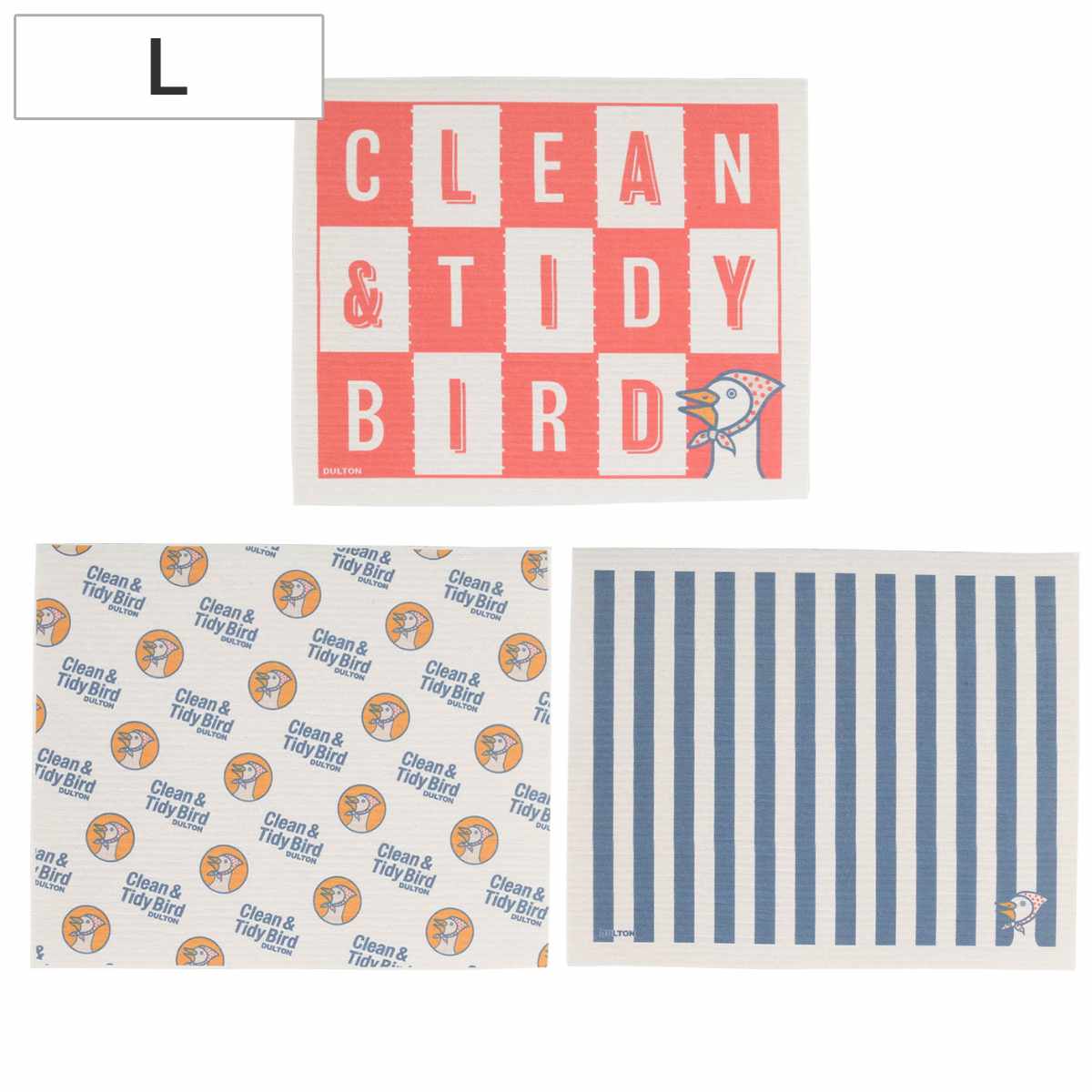 キッチンクロス ふきん ダルトン CELLULOSE CLOTH Lサイズ （ DULTON スポンジワイプ スポンジクロス セルロース 水切りマット 布巾 台拭き 食器拭き 水切り キッチンタオル テーブル布巾 大判 吸水 速乾 ） 【ホワイト】