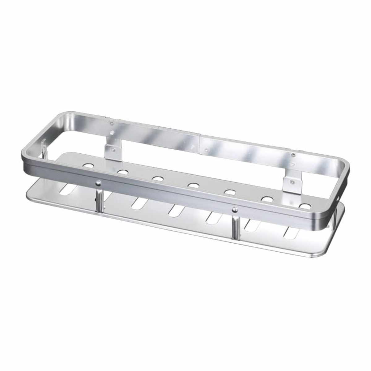キッチンラック シンク上 ダルトン ALUMINUM WALL SHELF 小物収納 ( DULTON シンクラック ウォールラック スパイスラック 調味料ラック 棚 マルチラック 浮かせる収納 壁面 キッチンツール 小物 壁掛け アルミ 収納 )