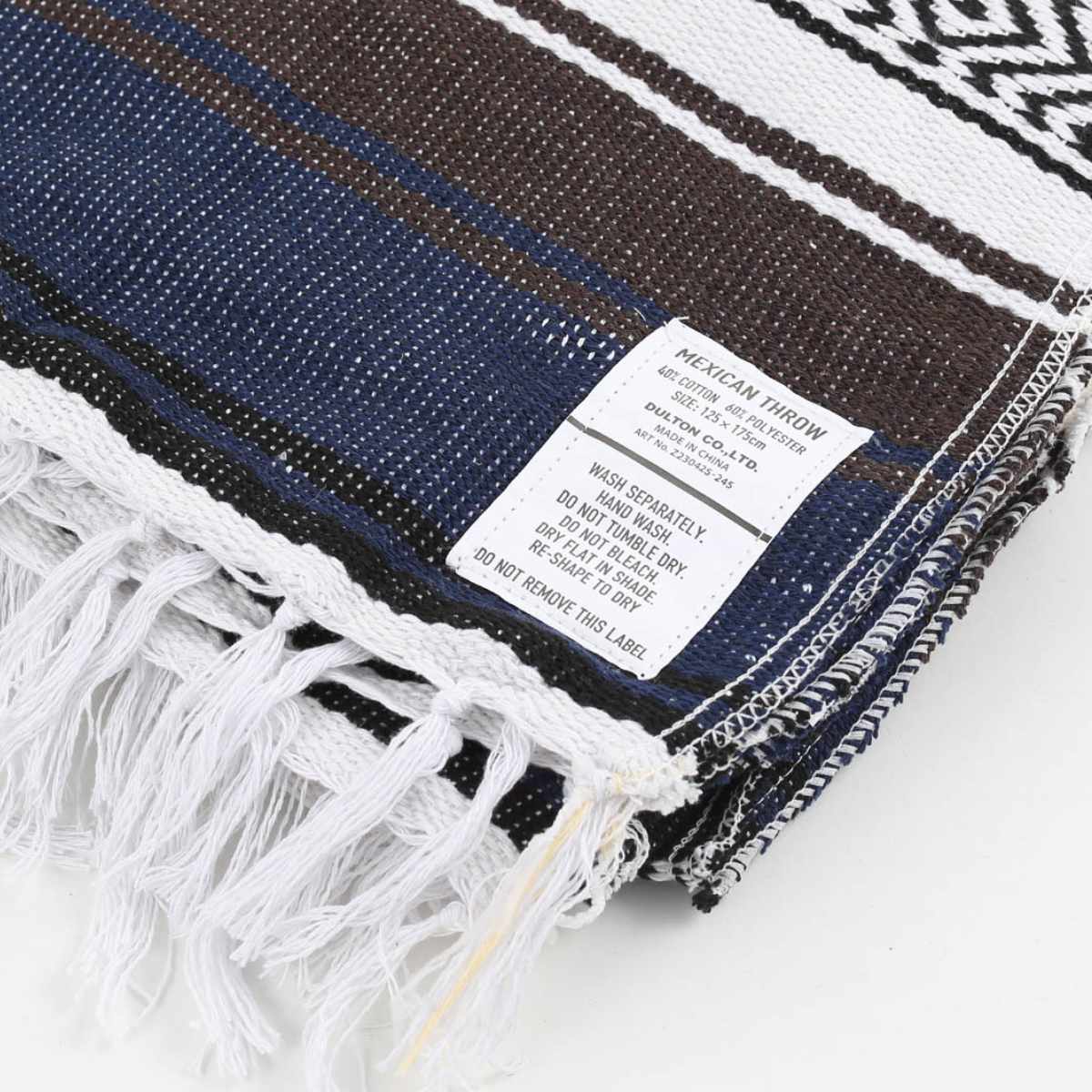 マルチクロス ダルトン MEXICAN THROW ブランケット 羽織 ( DULTON 125×175cm マルチカバー テーブルクロス フリーカバー ソファーカバー 大判 長方形 メキシカン 多目的 マルチ クロス キャンプ ピクニック 布 ) 【オレンジ】 オレンジ