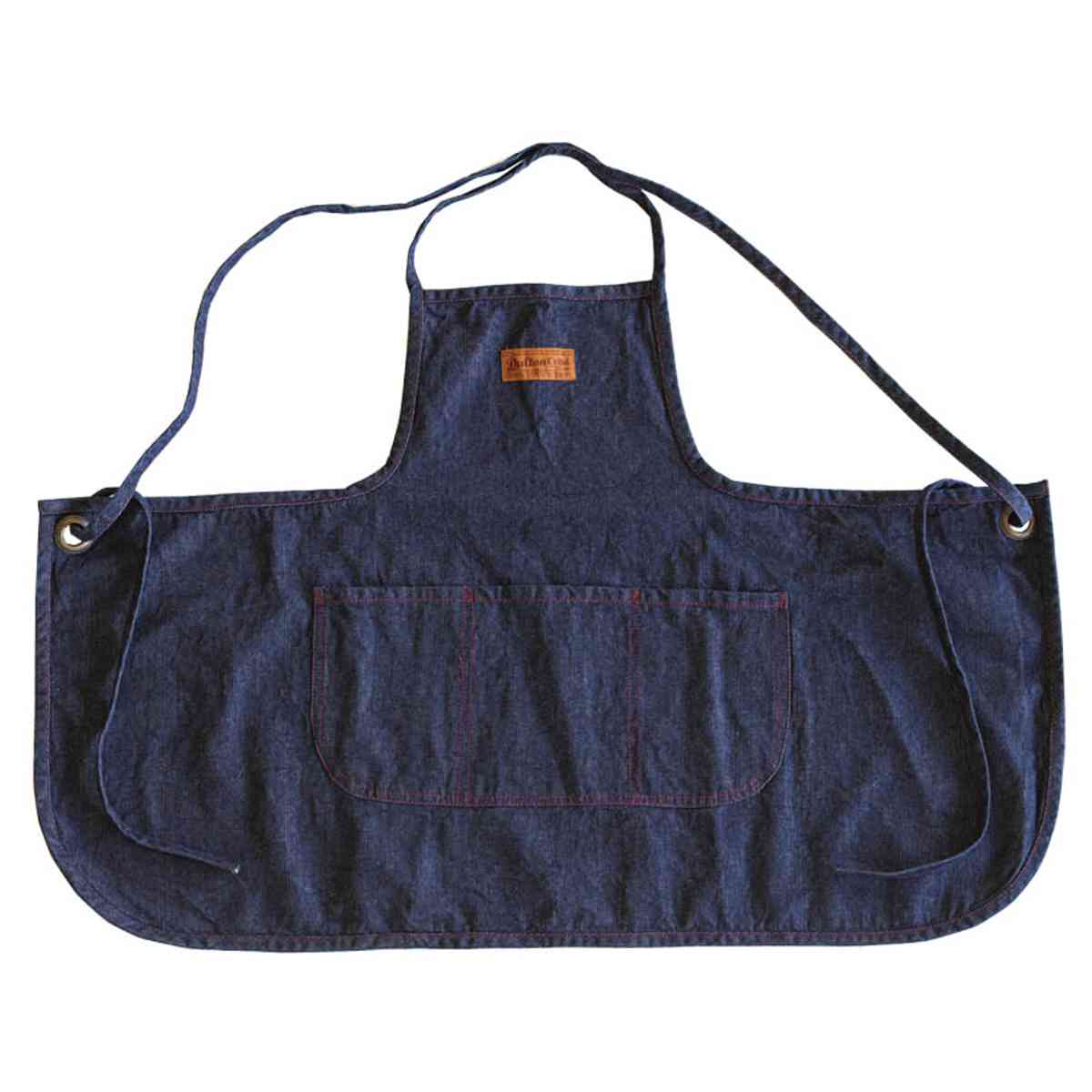 ダルトン エプロン EM APRON バッククロスタイプ ( DULTON キッチンエプロン 台所エプロン カフェエプロン 胸当てエプロン 短め ワーキングエプロン デニム ポケット付き ホルターネック レディース メンズ 大人用 コットン ) 【カーキ】 カーキ