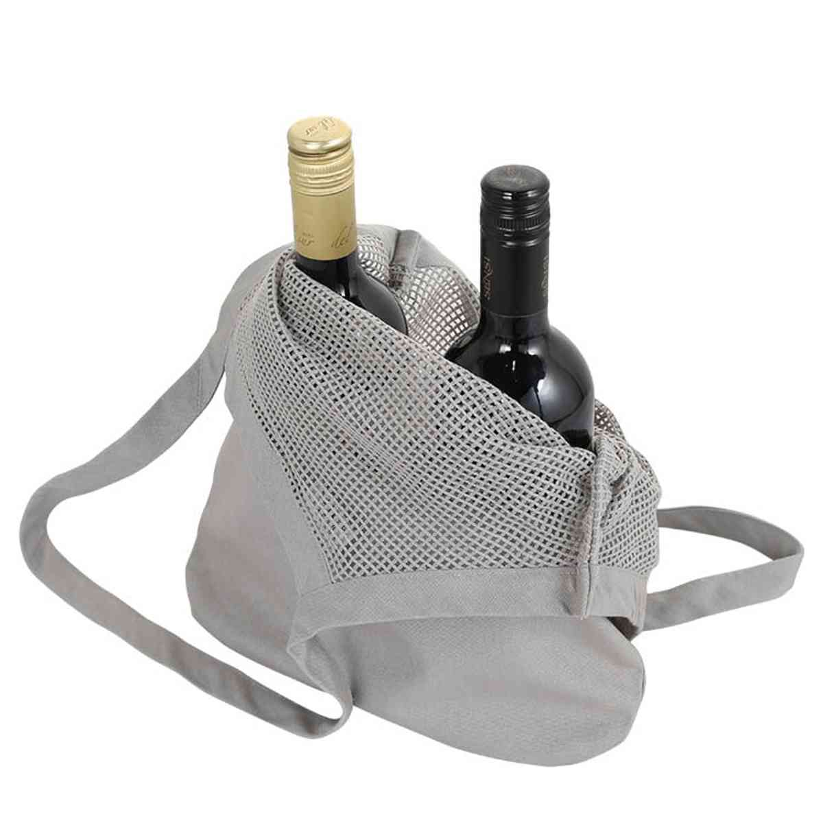 ダルトン エコバッグ COTTON HALF MESH BAG Lサイズ コットン100% ( DULTON マイバッグ トートバッグ 買い物バッグ レジ袋 レジバッグ 手提げ袋 買い物袋 サブバッグ 折りたたみ 洗える オーガニックコットン メッシュ おしゃれ ) 【グリーン】 グリーン