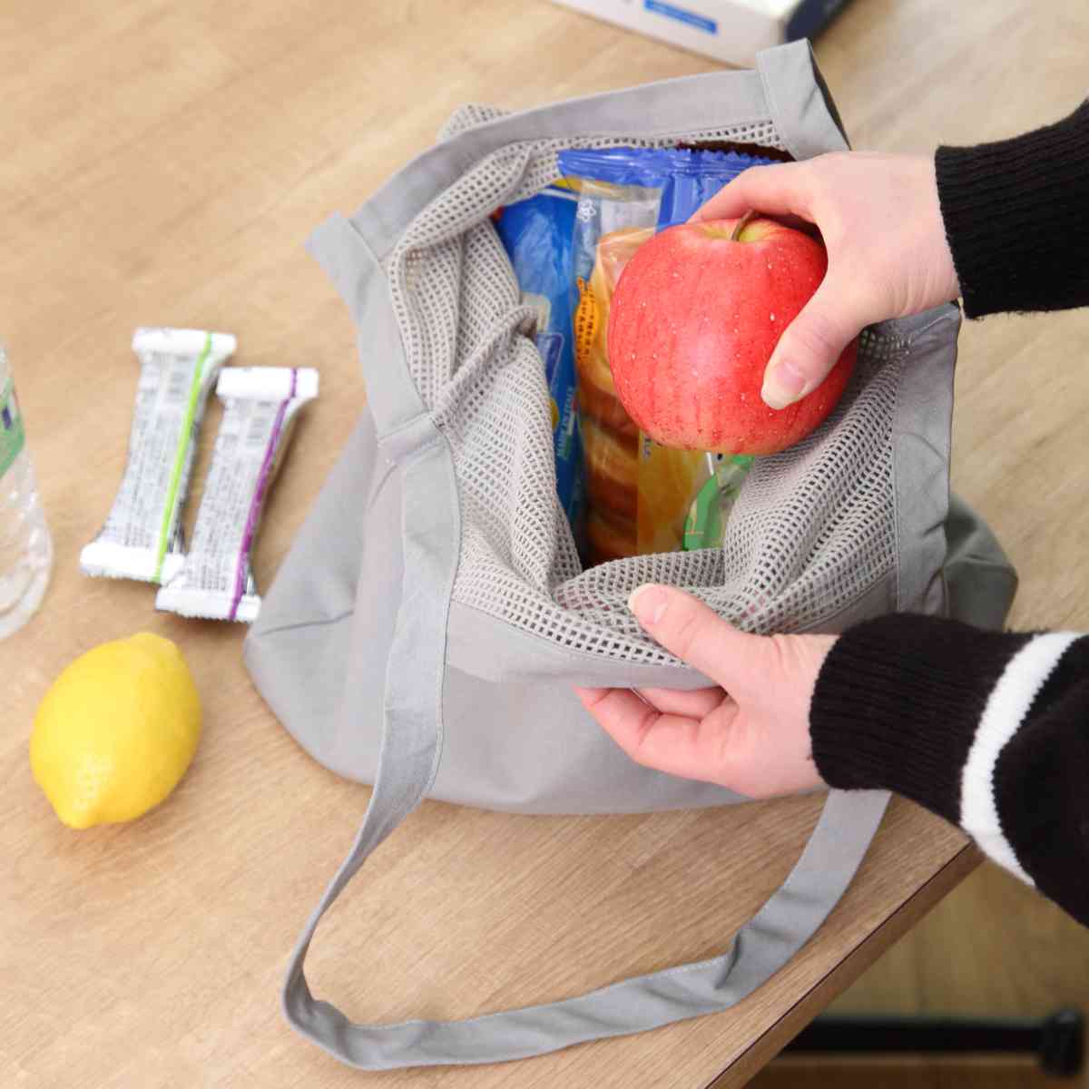 ダルトン エコバッグ COTTON HALF MESH BAG Lサイズ コットン100% ( DULTON マイバッグ トートバッグ 買い物バッグ レジ袋 レジバッグ 手提げ袋 買い物袋 サブバッグ 折りたたみ 洗える オーガニックコットン メッシュ おしゃれ ) 【グリーン】 グリーン