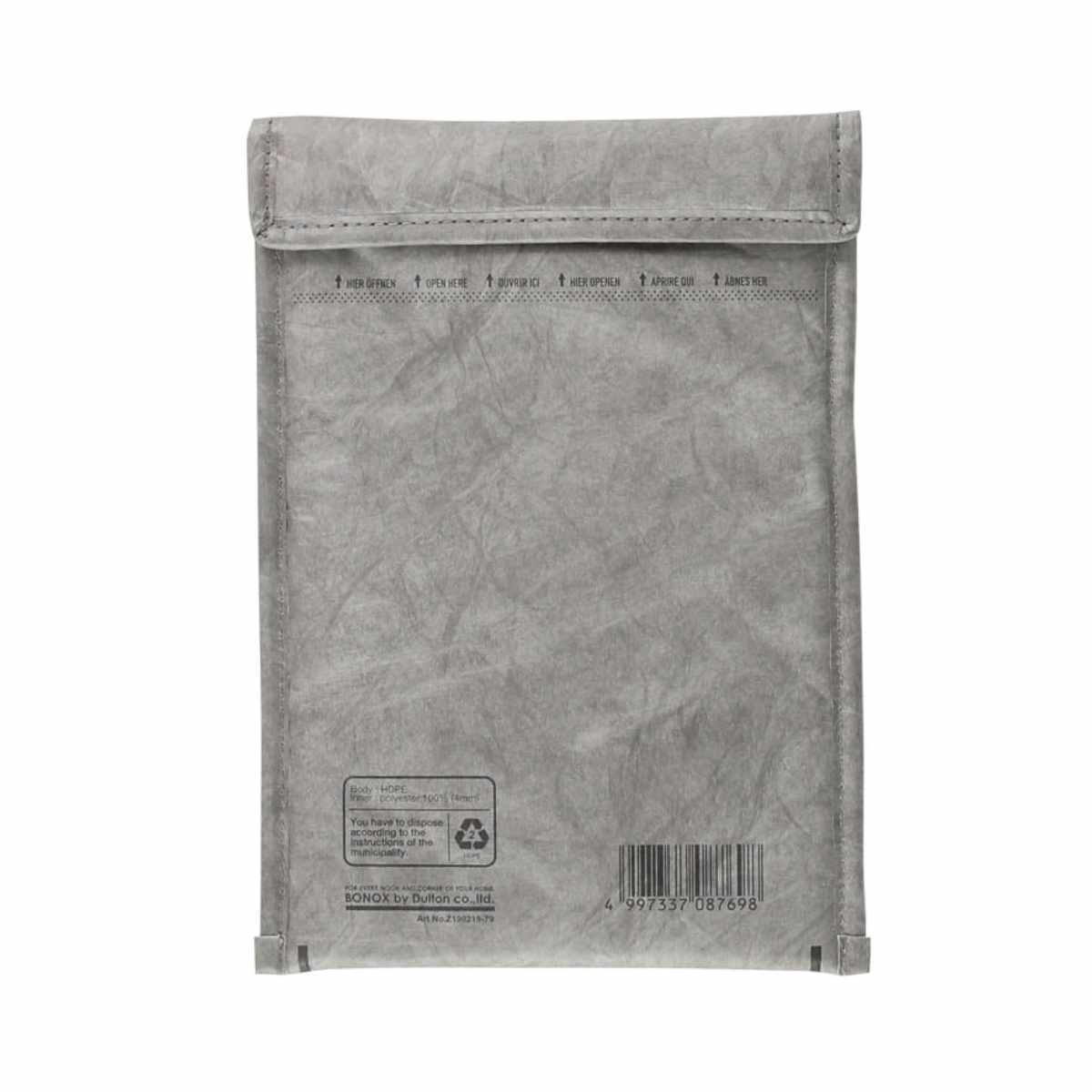 タブレットケース PADDED ENVELOPE BAG FOR TABLET ( DULTON 縦型 タブレット入れ タブレットバッグ ガジェットケース コンパクト タブレット 充電器 バッテリー 傷防止 保護 衝撃吸収 インナーバッグ 持ち運び ) 【グレー】 グレー