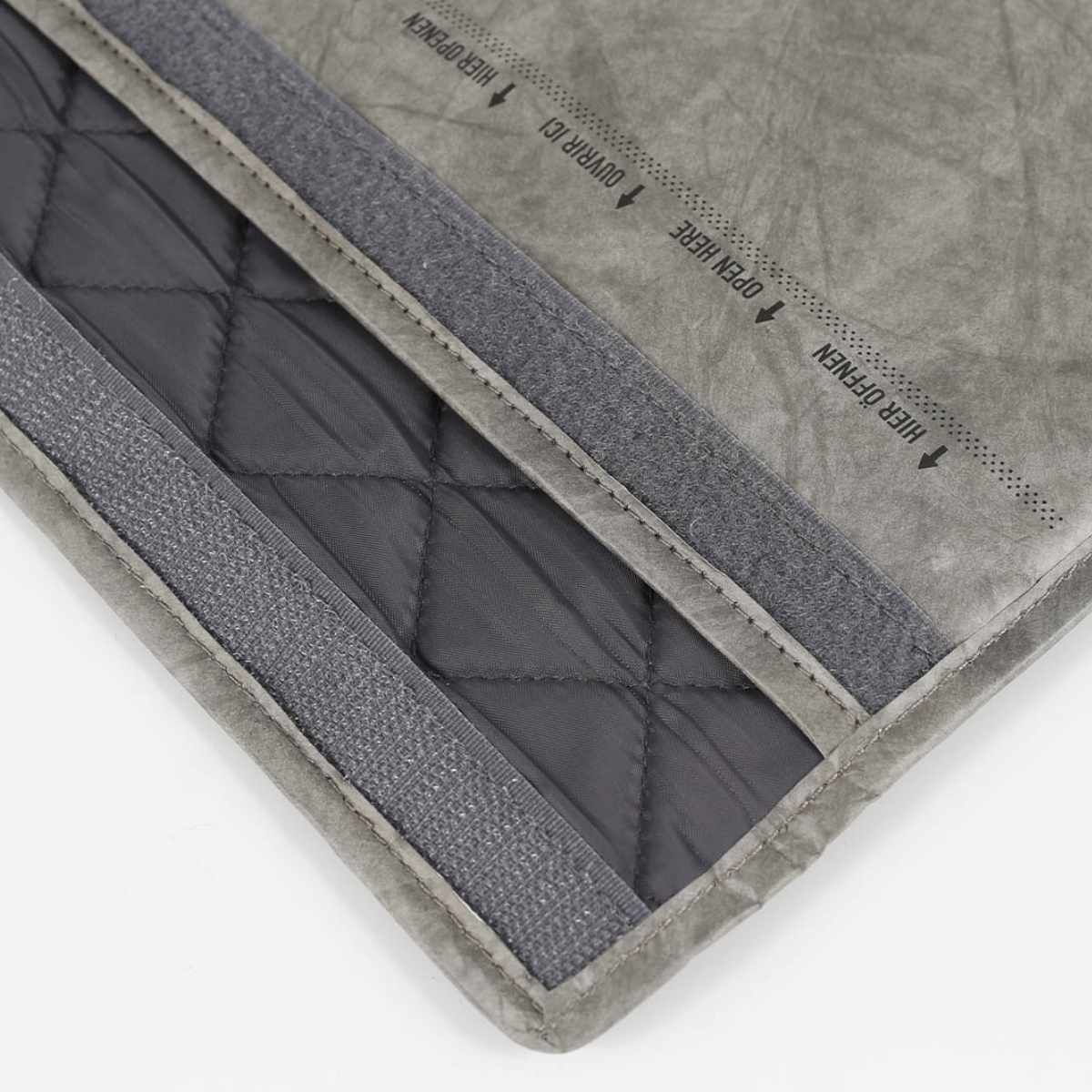 タブレットケース PADDED ENVELOPE BAG FOR TABLET ( DULTON 縦型 タブレット入れ タブレットバッグ ガジェットケース コンパクト タブレット 充電器 バッテリー 傷防止 保護 衝撃吸収 インナーバッグ 持ち運び ) 【グレー】 グレー