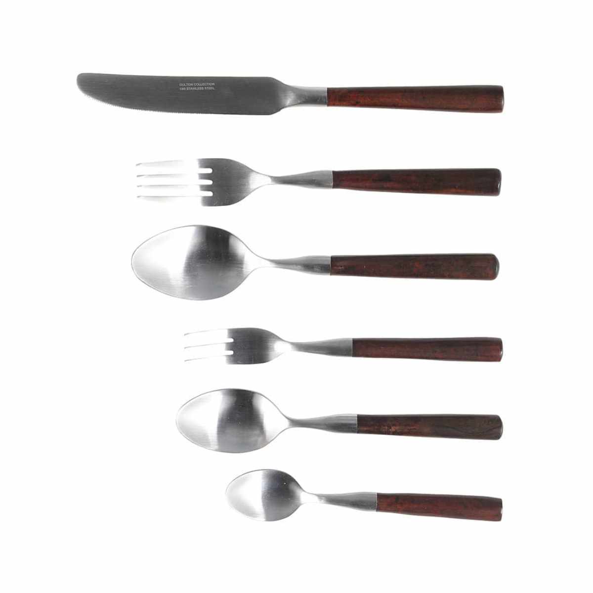 フォーク BAKELITE DESSERT FORK ( DULTON ステンレス デザートフォーク 16.8cm 前菜 デザート パスタ 肉料理 魚料理 フルーツ 食事 ビンテージ風 おしゃれ ) 【ブラウン】 ブラウン