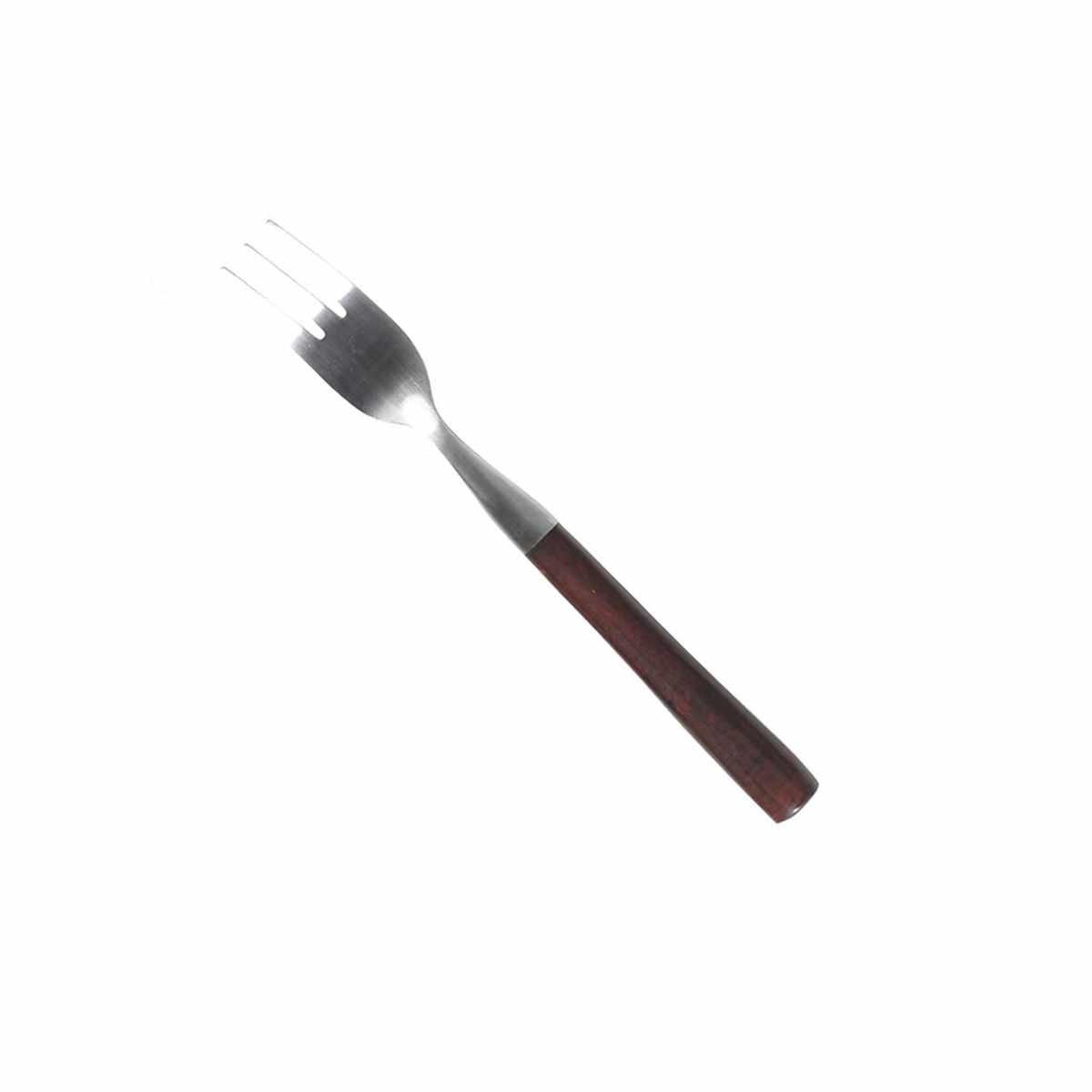 フォーク BAKELITE DESSERT FORK ( DULTON ステンレス デザートフォーク 16.8cm 前菜 デザート パスタ 肉料理 魚料理 フルーツ 食事 ビンテージ風 おしゃれ ) 【ブラウン】 ブラウン