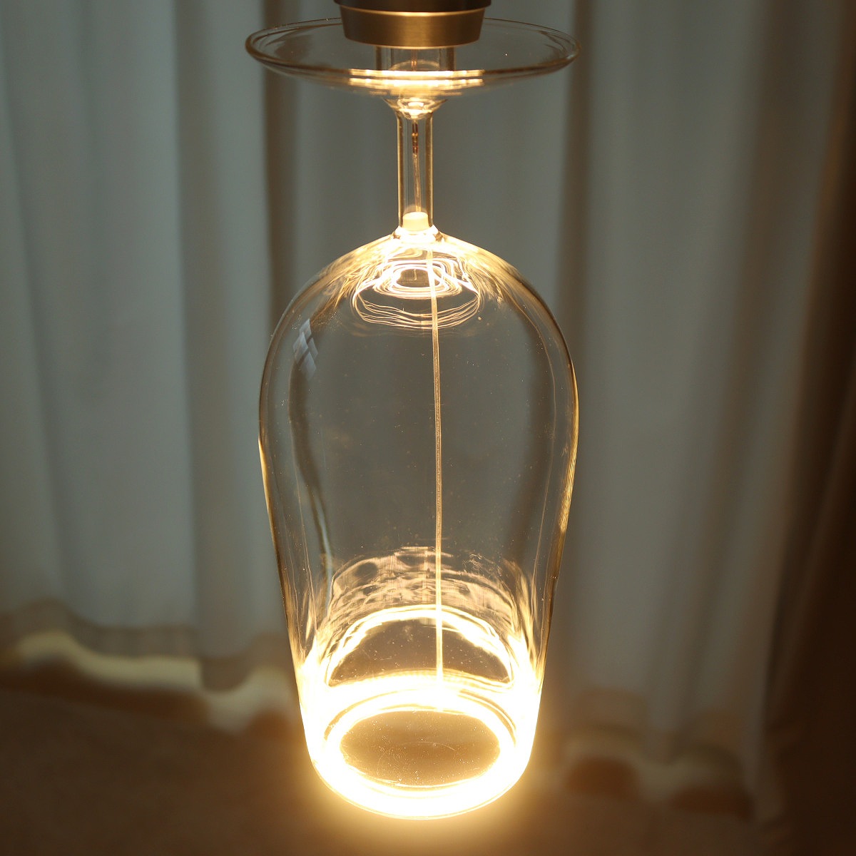 ダルトン ペンダントライト ワイングラス ビアグラス LEDライト対応 ( ライト LED電球 ランプ DULTON 照明 ダイニング バーカウンター 照明器具 E26 インテリア 電球 LED キッチン カフェ バー ダクトレール ) 【ワイングラスB】 ワイングラスB