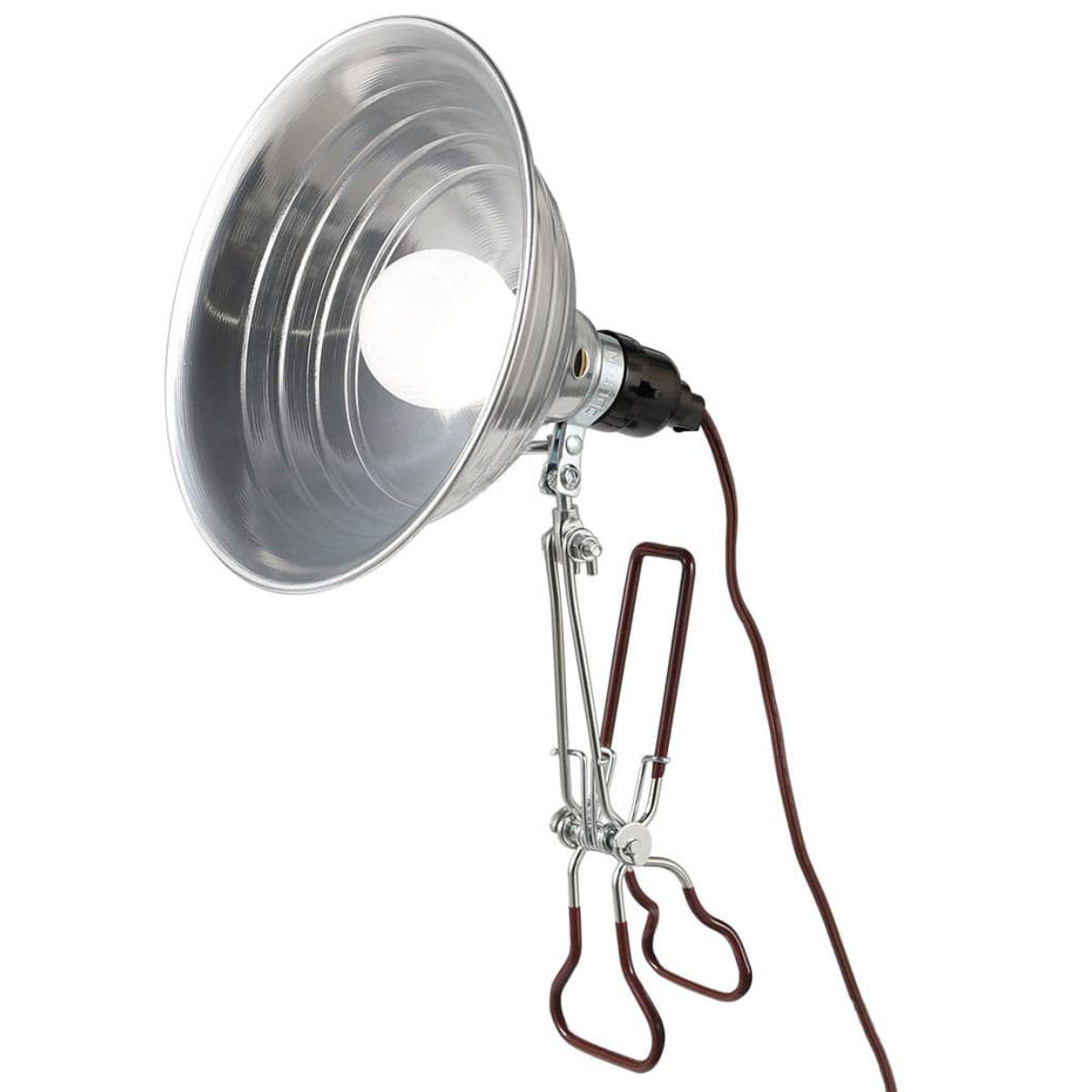 ダルトン クリップライト M ALUMINUM CLIP LAMP LEDライト対応 ( コンセント デスクライト E26 スイッチ付き アルミ スチール 角度調整 照明器具 DULTON コンセント式 スポットライト インダストリアル ライト ランプ インテリア ) 【アイボリー】 アイボリー