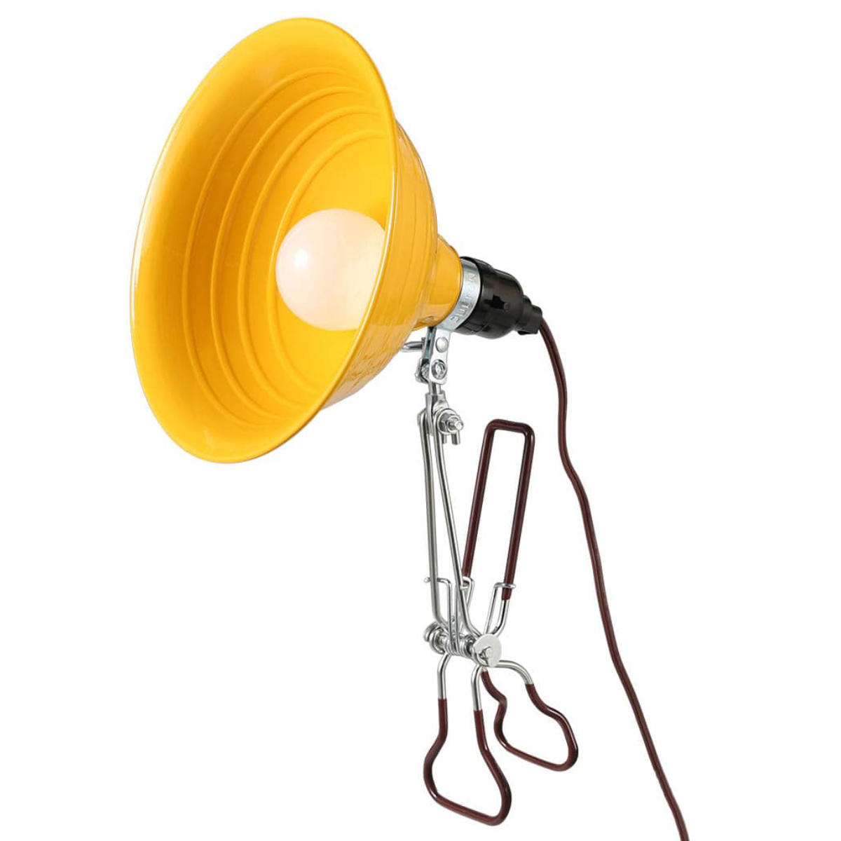 ダルトン クリップライト M ALUMINUM CLIP LAMP LEDライト対応 ( コンセント デスクライト E26 スイッチ付き アルミ スチール 角度調整 照明器具 DULTON コンセント式 スポットライト インダストリアル ライト ランプ インテリア ) 【アイボリー】 アイボリー