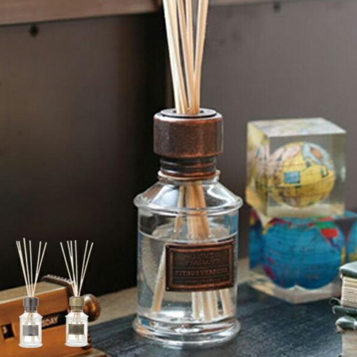 ディフューザー ダルトン DULTON フレグランスディフューザー Blackforest （ スティック 芳香剤 ルームフレグランス 香り フレグランス アンティーク調 アロマオイル アロマグッズ ガラス 部屋 玄関 洗面所 寝室 トイレ 長持ち ） 【Blackforest】