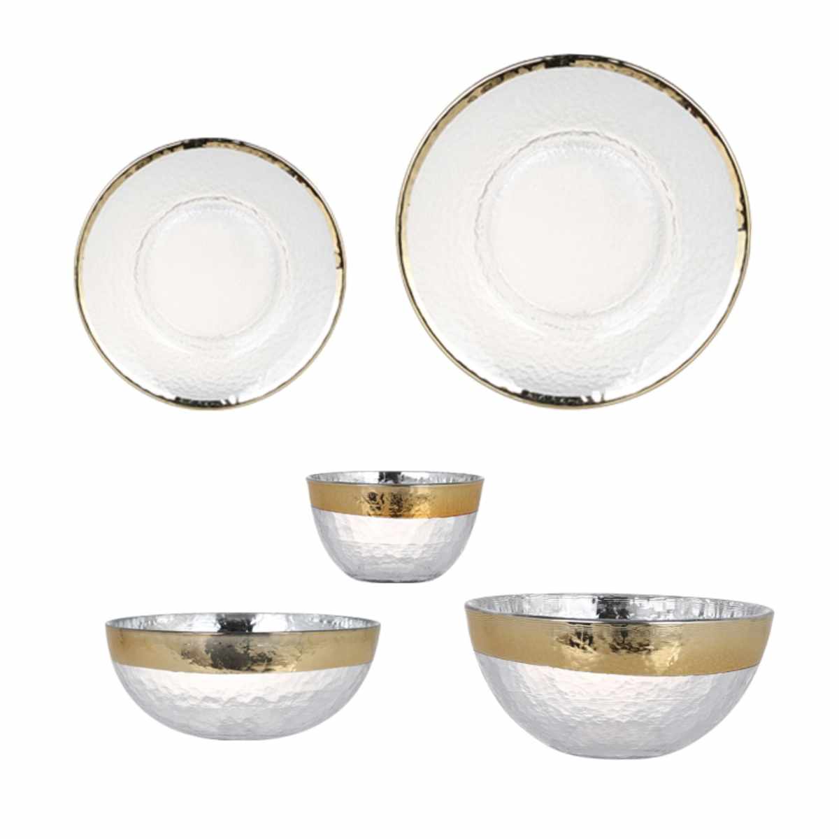 ダルトン DULTON ボウル 10cm OBO オーボ 皿 食器 洋食器 ガラス製 ( 小鉢 取り皿 豆鉢 ソースカップ ガラス 鉢 お皿 ガラスボウル おしゃれ カフェ風 ) 【ゴールド】 ゴールド