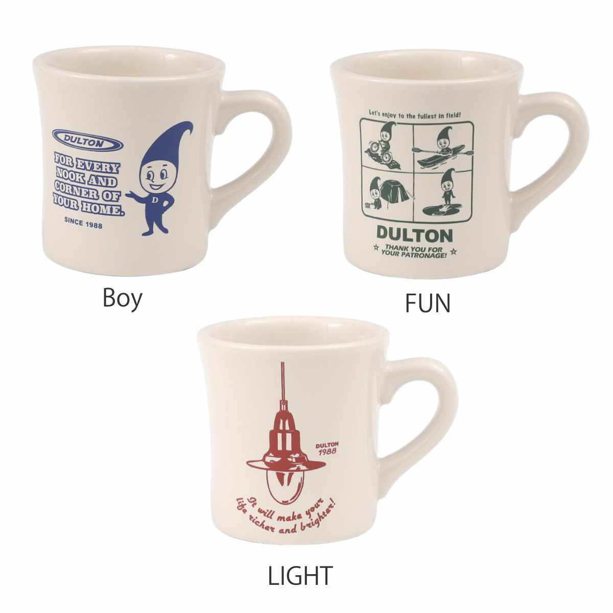 ダルトン マグカップ 280ml DULTON MUG ( 日本製 電子レンジ対応 食洗機対応 オーブン対応 おしゃれ マグ かわいい ) 【Boy】 Boy