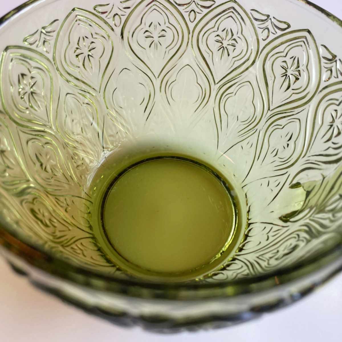 カップ&ソーサー GLASS CUP & SAUCER FIORE ( カップ ソーサー ガラスカップ ガラス おしゃれ かわいい レトロ コップ コーヒーカップ ソーサー付き ホット アイス コーヒー 珈琲 紅茶 ) 【ブルー】 ブルー