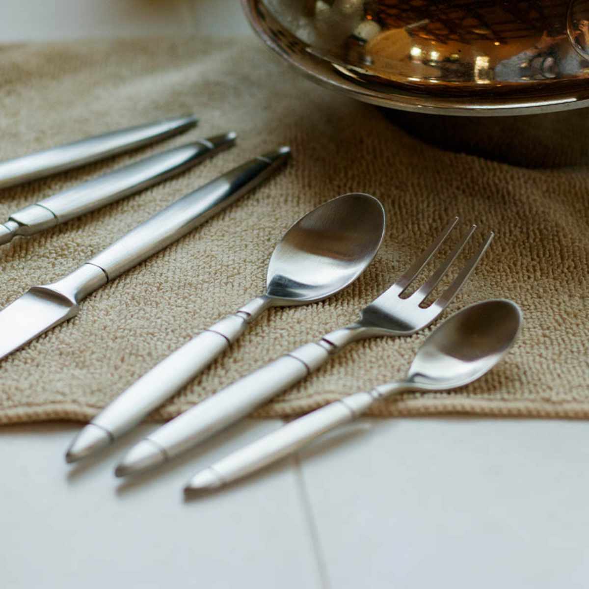 ダルトン スプーン フォーク KANTINE CUTLERY DESSERT SPOON FORK ( DULTON デザートスプーン デザートフォーク 食洗機対応 15.3cm 15.5cm 食洗機OK カトラリー 洋食器 ステンレス 前菜 デザート スープ ビンテージ風 ) 【フォーク】 フォーク