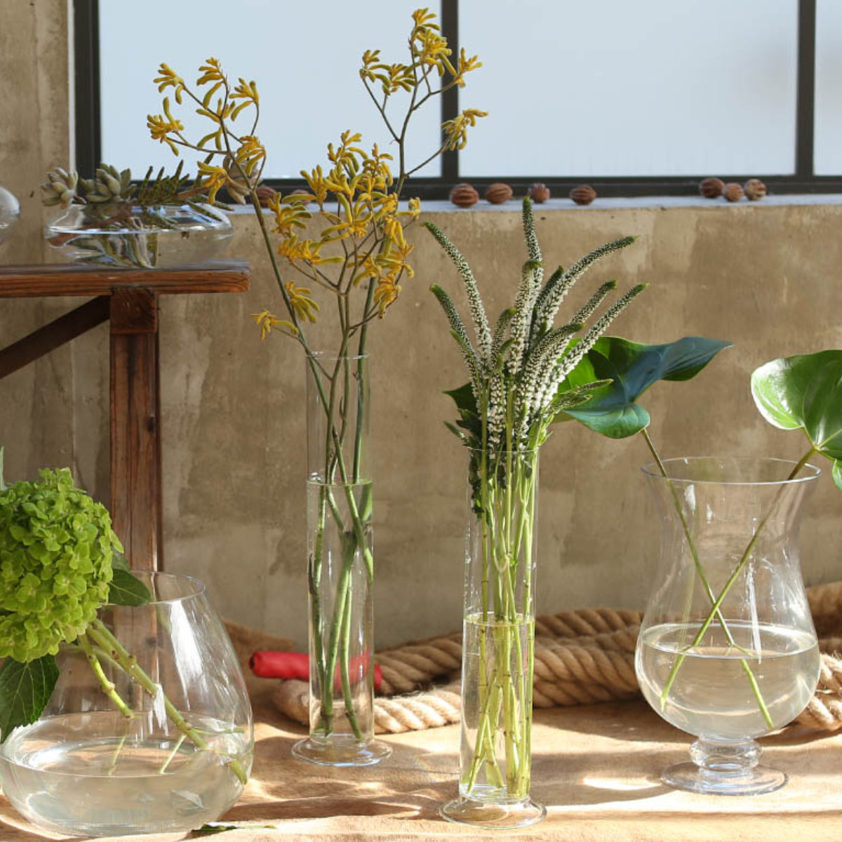 花瓶 GLASS VASE PROBETA M ダルトン DULTON ( 花ビン 花びん 花器 ベース ガラスベース フラワー 花 飾る 一輪挿し 花入れ ガラス ガラス製 クリア 透明 )