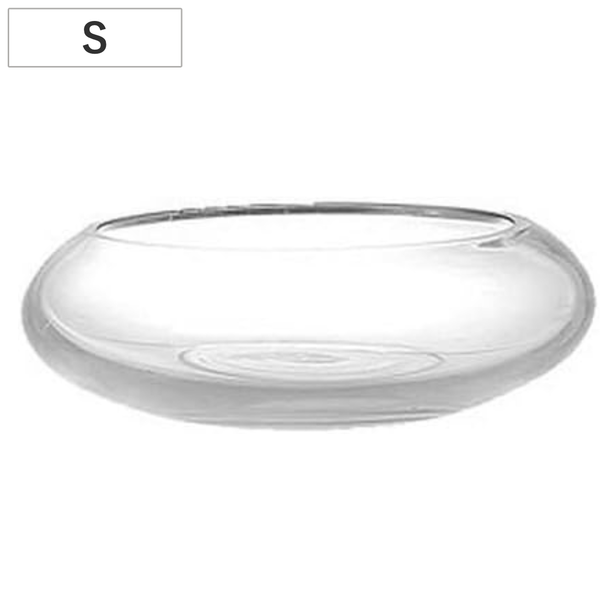 花瓶 GLASS VASE BOLA PLANA S ダルトン DULTON ( 花びん 花器 ベース フラワーベース フラワー 花 飾る テラリウム 鉢 花入れ ガラス ガラス製 生花 ドライフラワー 植物 アクアテラリウム メダカ 睡蓮鉢 )