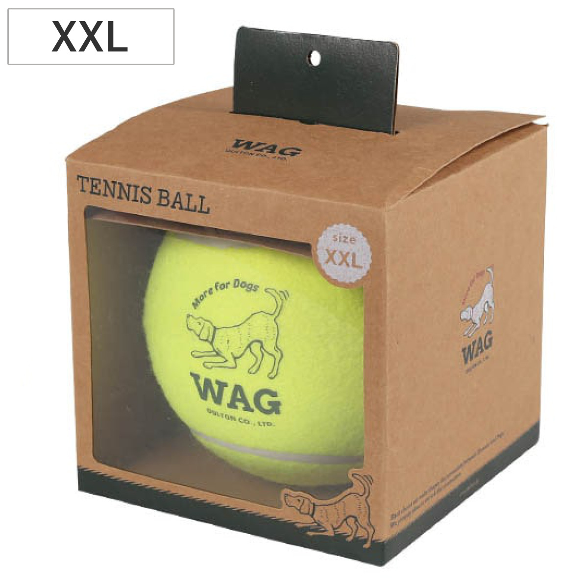 ボール おもちゃ 犬 DULTON TENNIS BALL XXL （ ダルトン 犬用おもちゃ ペット用 テニスボール ストレス発散 ペットおもちゃ 犬用玩具 噛むおもちゃ ペット用品 公園 遊ぶ ドッグラン 散歩 ）