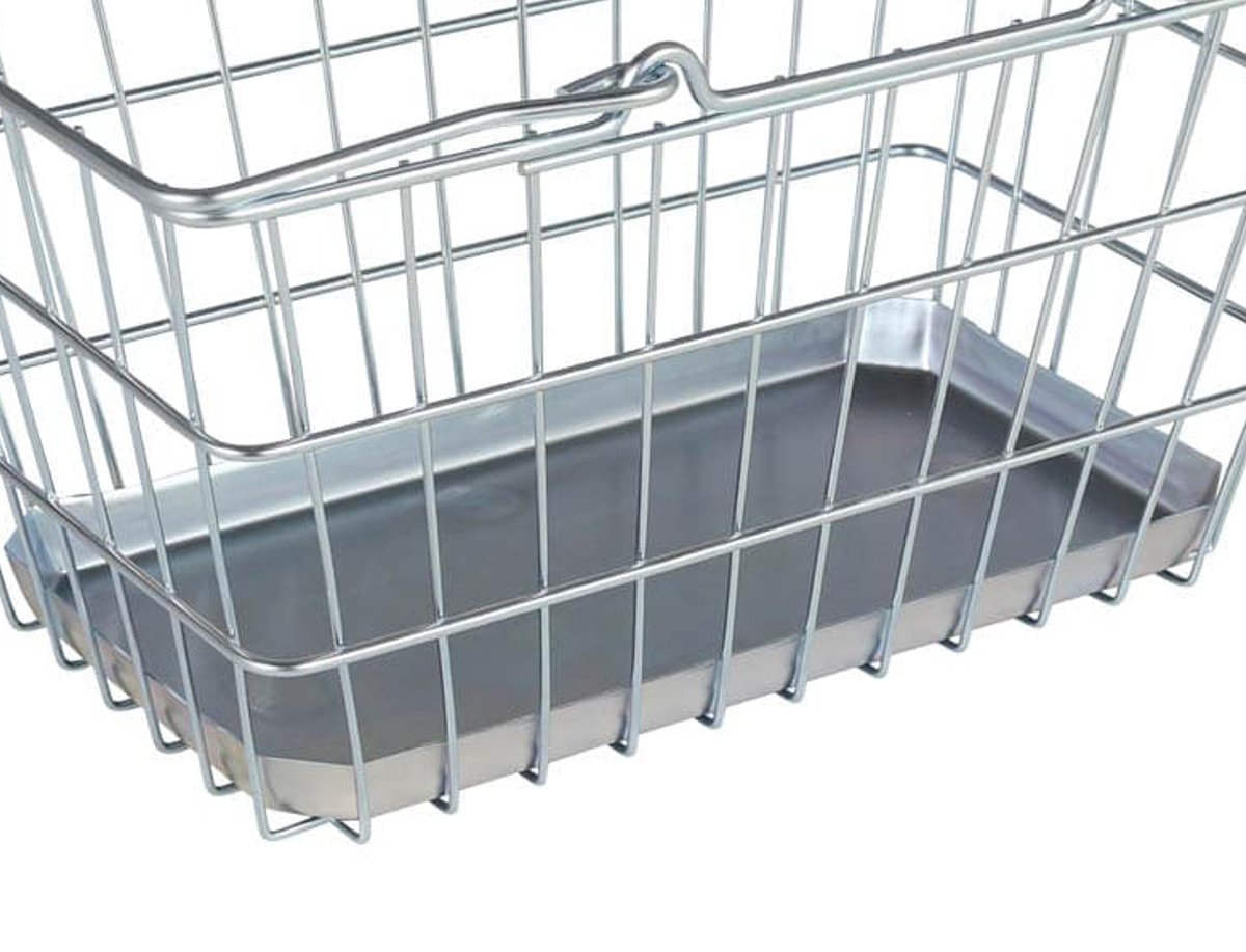 レジかご ダルトン RECTANGLE BASKET TRAY GALVANIZED バスケット 幅30×奥行18×高さ16.3cm ( DULTON 収納バスケット ワイヤーバスケット かご カゴ 収納 持ち手付き 収納ボックス 収納ケース 小物収納 ディスプレイ おしゃれ )