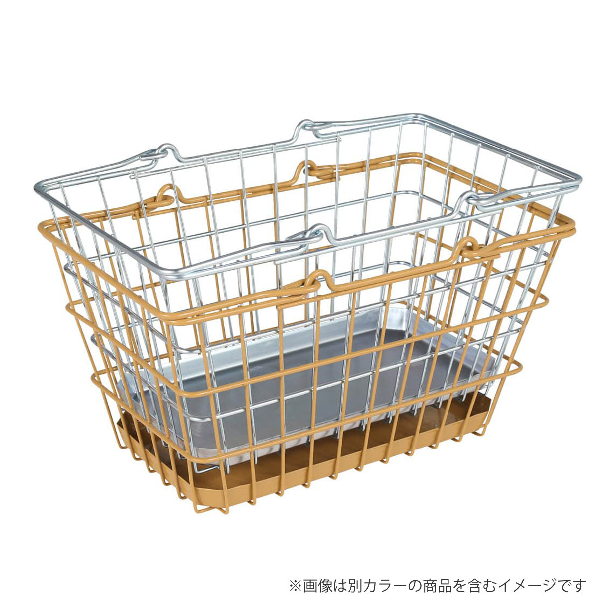 レジかご ダルトン RECTANGLE BASKET TRAY GALVANIZED バスケット 幅30×奥行18×高さ16.3cm ( DULTON 収納バスケット ワイヤーバスケット かご カゴ 収納 持ち手付き 収納ボックス 収納ケース 小物収納 ディスプレイ おしゃれ )