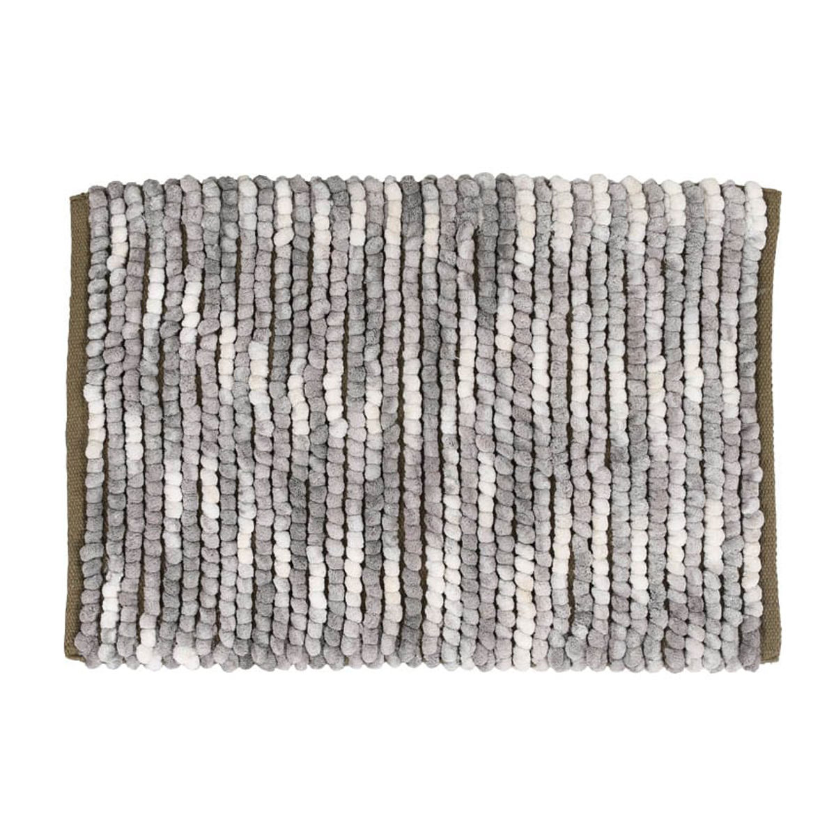 玄関マット 室内 DULTON シェニール ハンドルームマット 50×75cm ( マット ラグ 洗える ポコポコ バスマット 手織り ダルトン ラグマット 幅75cm キッチン 玄関 脱衣所 洗面 インテリア 室内用マット おしゃれ ランドリー 敷物 ) 【グレー】 グレー