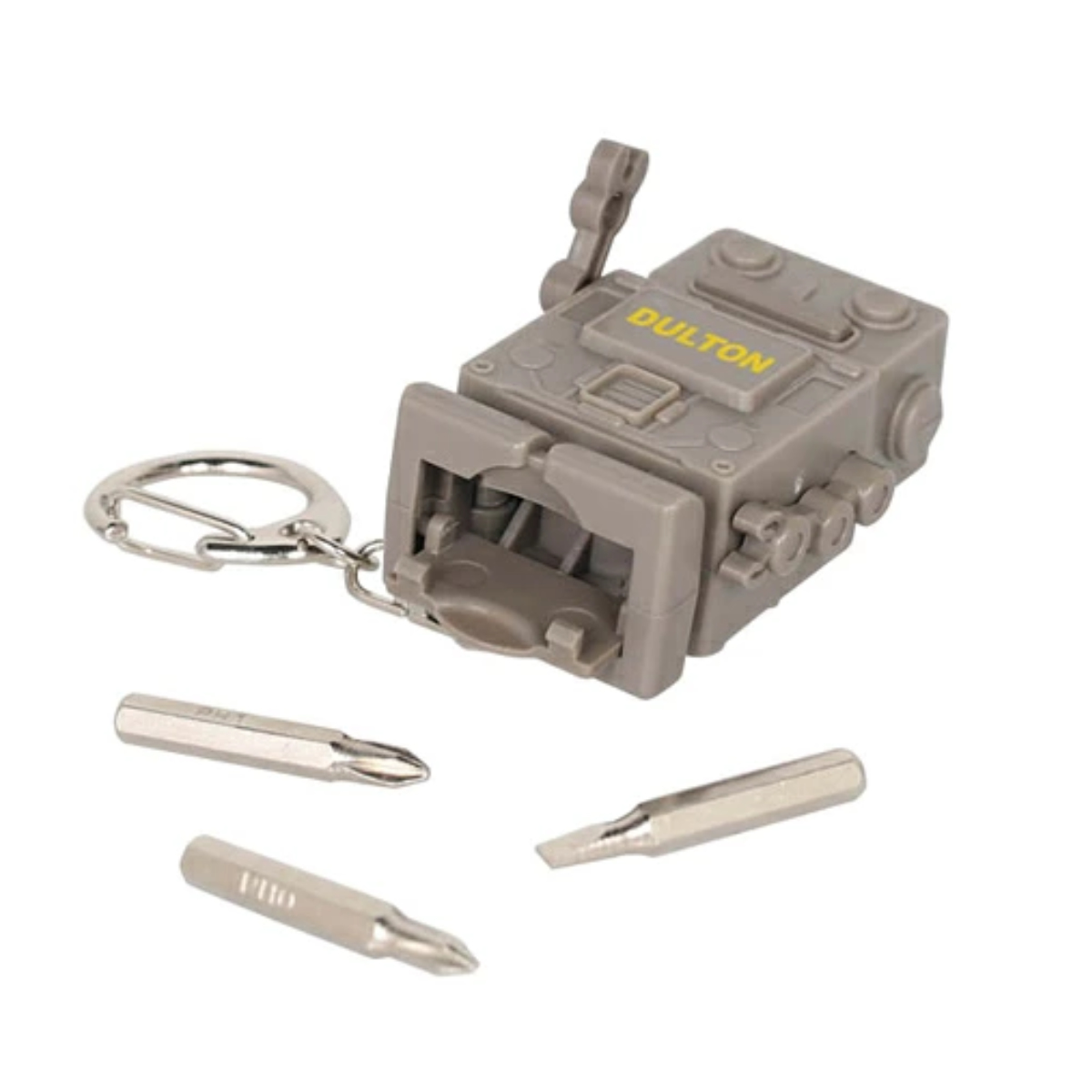 ミニドライバーセット ダルトン DULTON ロボット キーホルダー ( ドライバーセット 工具キット 工具 おしゃれ D整備工具セット メンテナンス ドライバー 作業工具 家庭用工具セット オシャレ ツール キー チェーン ライト ) 【レッド】 レッド
