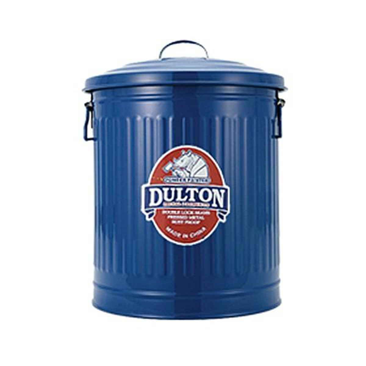 ダルトン DULTON ゴミ箱 ミニガベージカン 3.5L ダストボックス ( ふた付き 丸型 縦型 円形 円型 おしゃれ 小さい 小型 キッチン リビング 部屋 蓋 フタ 付き ) 【ブルー】 ブルー