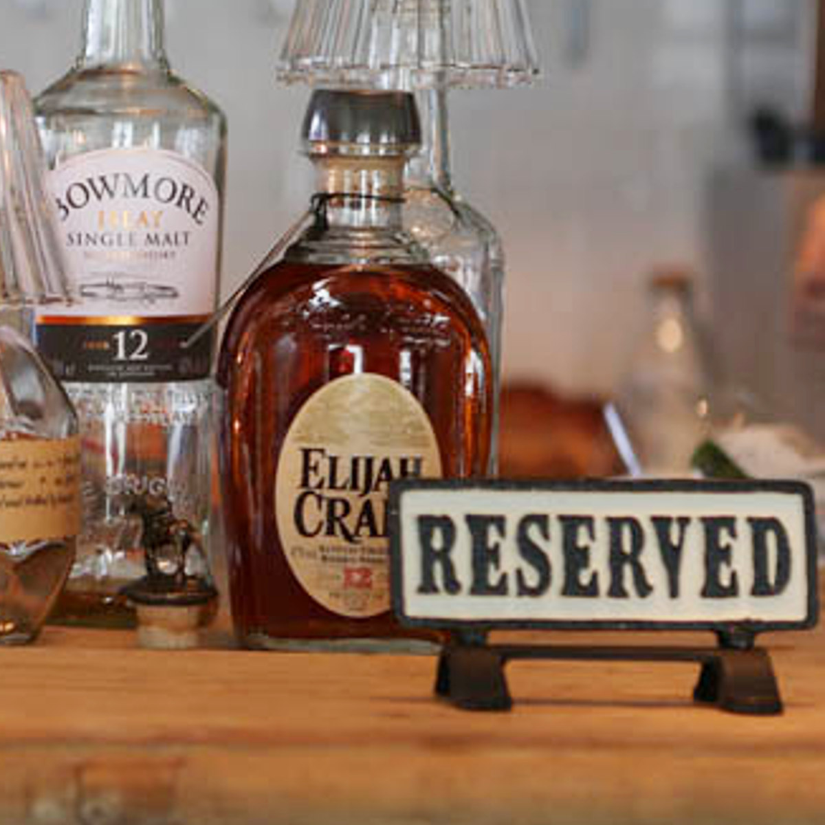 ダルトン DULTON リバーシブルスタンド RESERVED リザーブド 予約席 卓上プレート アイアン 両面 （ 表示看板 表示ボード 予約 席 レストラン 卓上 プレート 置き型 スタンドタイプ サイン 両面表示 ）
