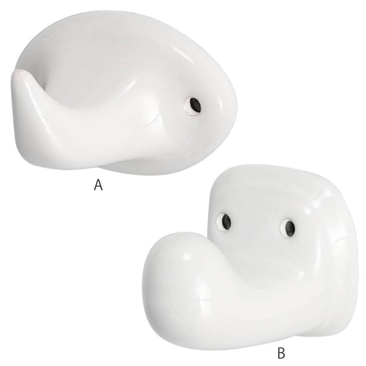 フック 壁掛け DULTON ポーセリン ローブ 磁器 ( 壁掛けフック 収納 磁器フック ポーセリンフック 小物掛け バスローブ タオル ボディブラシ 泡立てネット 引っ掛ける 浴室 洗面所 キッチン ) 【B】 B