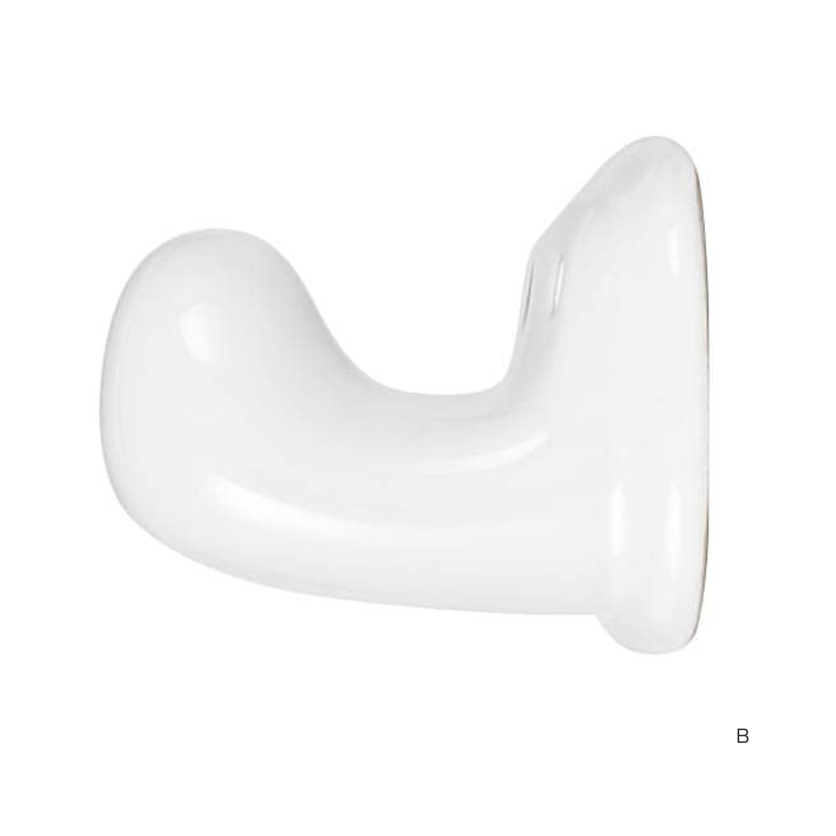 フック 壁掛け DULTON ポーセリン ローブ 磁器 ( 壁掛けフック 収納 磁器フック ポーセリンフック 小物掛け バスローブ タオル ボディブラシ 泡立てネット 引っ掛ける 浴室 洗面所 キッチン ) 【B】 B