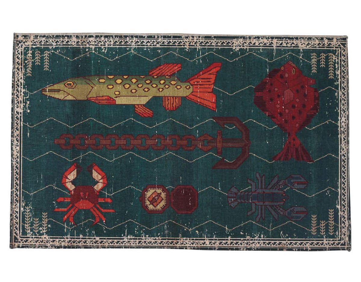 玄関マット 室内 50×80cm DULTON マット ( ラグ 洗える 滑り止め ダルトン ラグマット デザインマット 幅80cm キッチン 玄関 脱衣所 洗面 インテリア 室内用マット おしゃれ ランドリー 敷物 ) 【BOTANY】 BOTANY