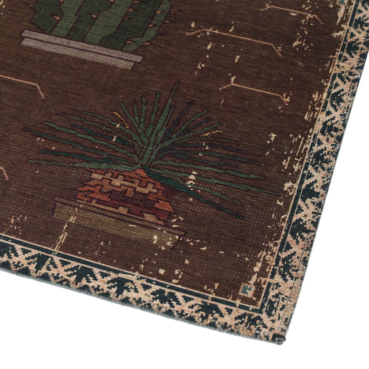 玄関マット 室内 45×120cm DULTON マット ( ラグ 洗える 滑り止め ダルトン ラグマット デザインマット 横長 幅120cm キッチン キッチンマット 玄関 脱衣所 洗面 インテリア 室内用マット おしゃれ ランドリー 敷物 ) 【FISH】 FISH