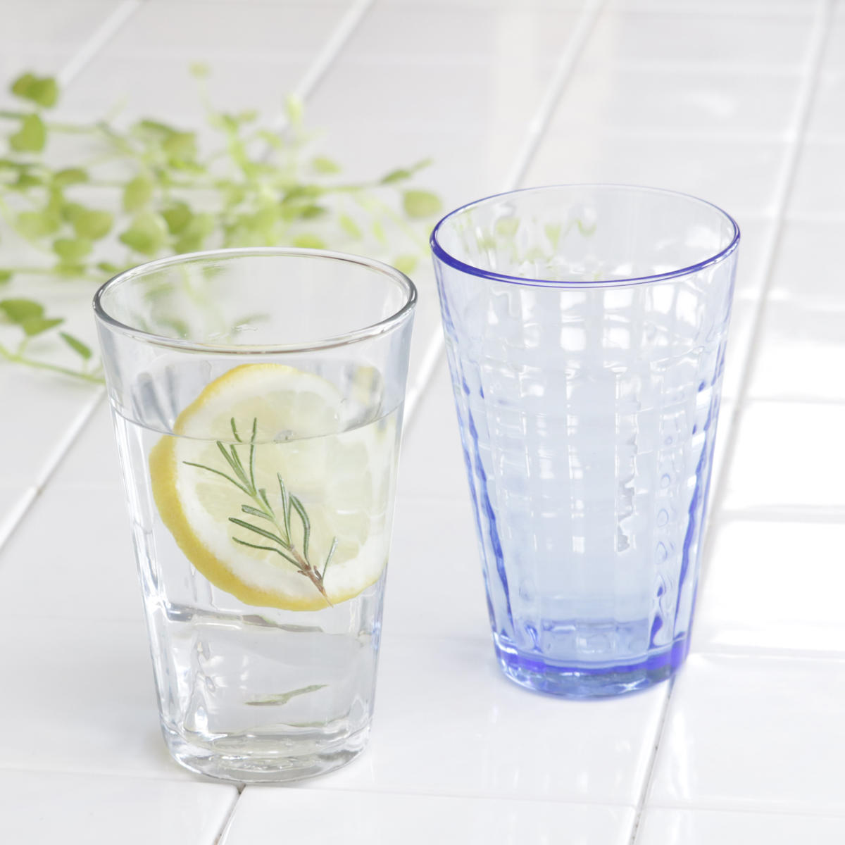 DURALEX デュラレックス プリズム コップ 330ml 48個セット ( PRISME 食洗機対応 電子レンジ対応 食器 グラス ガラス 強化ガラス ガラス製 耐熱 アイスコーヒー ホット ガラスコップ 丈夫 シンプル クリア 透明 洋食器 おしゃれ ) 【マリン】 マリン