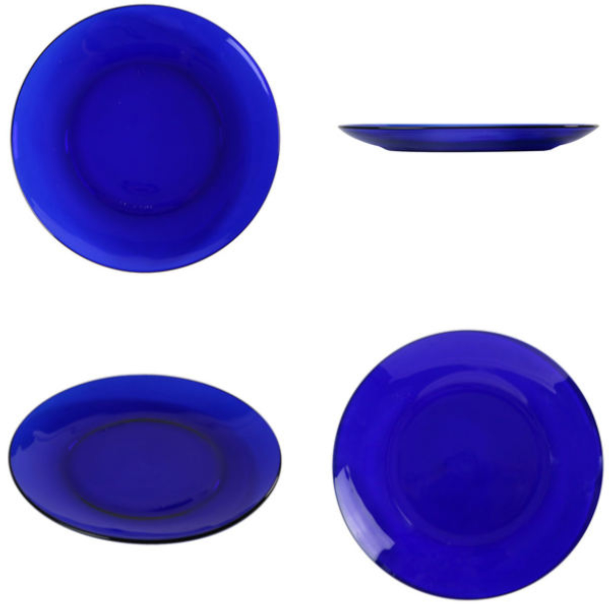 DURALEX デュラレックス プレート 19cm ( ベルメール ジャングルグリーン サファイア アンバー 食洗機対応 電子レンジ対応 強化ガラス 食器 皿 お皿 ケーキ皿 ガラス ガラス製 ) 【サファイア】 サファイア