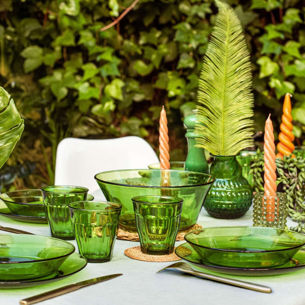 DURALEX デュラレックス プレート 23.5cm ( ベルメール ジャングルグリーン サファイア アンバー 食洗機対応 電子レンジ対応 強化ガラス 食器 皿 お皿 ケーキ皿 ガラス ガラス製 ) 【サファイア】 サファイア