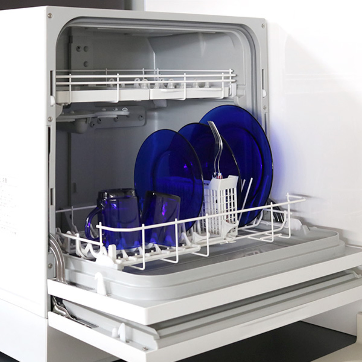 DURALEX デュラレックス プレート 23.5cm ( ベルメール ジャングルグリーン サファイア アンバー 食洗機対応 電子レンジ対応 強化ガラス 食器 皿 お皿 ケーキ皿 ガラス ガラス製 ) 【サファイア】 サファイア