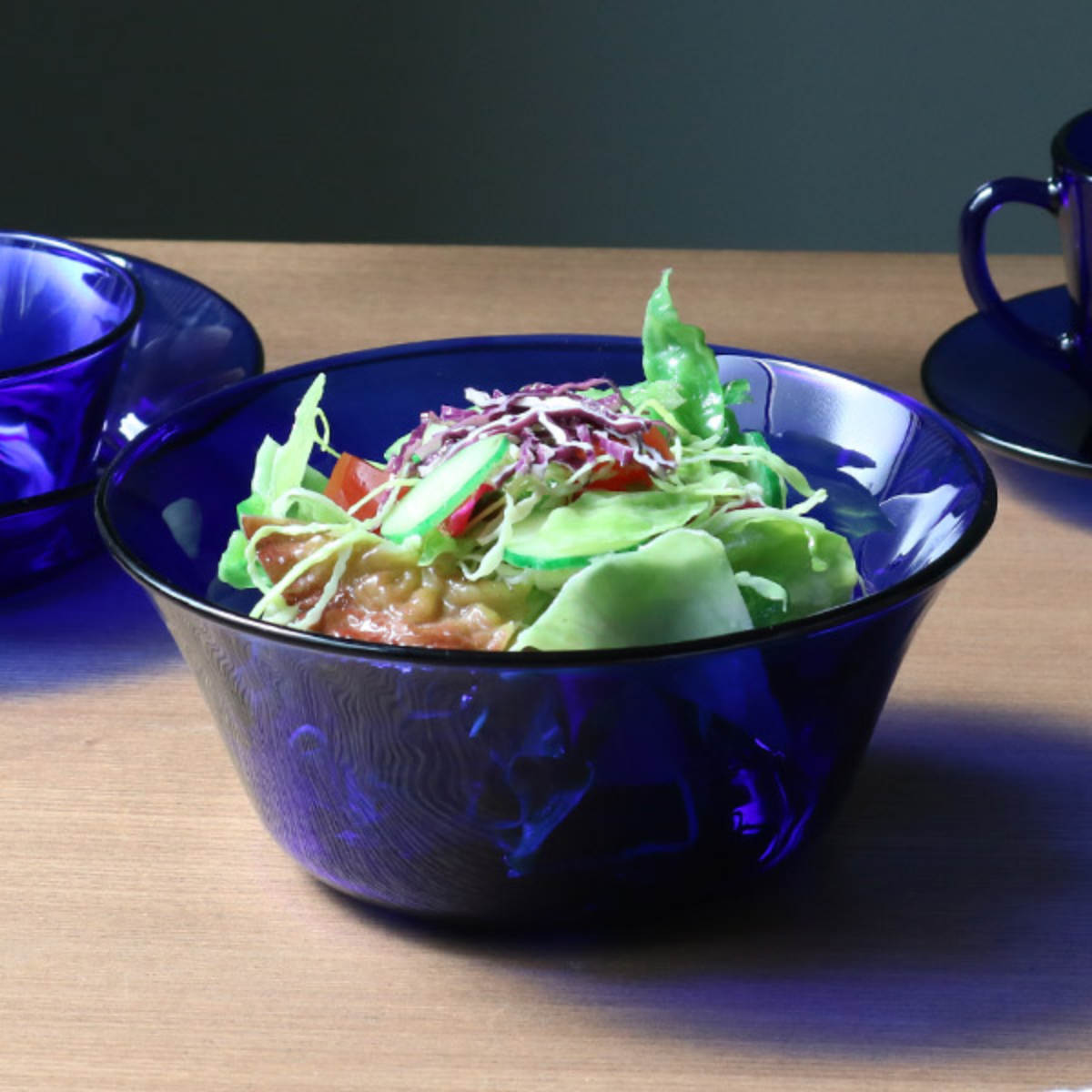 DURALEX デュラレックス ニセンボウル ボウル 17cm 同色6個セット ( 食洗機対応 電子レンジ対応 強化ガラス 食器 サラダボウル ガラス ガラス製 SAPHIR AMBER SMOKE MARINE サファイア スモーク マリン ) 【サファイア】 サファイア