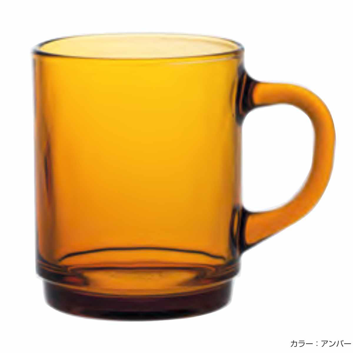 DURALEX デュラレックス マグカップ 260ml 同色6個セット ( 食洗機対応 電子レンジ対応 強化ガラス スタッキングOK 食器 マグ ガラス製 アンバー スモーク グリーン ピンク マリン プラム グレー サファイア ) 【マリン】 マリン