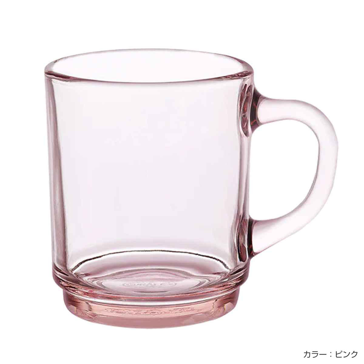 DURALEX デュラレックス マグカップ 260ml 同色6個セット ( 食洗機対応 電子レンジ対応 強化ガラス スタッキングOK 食器 マグ ガラス製 アンバー スモーク グリーン ピンク マリン プラム グレー サファイア ) 【マリン】 マリン