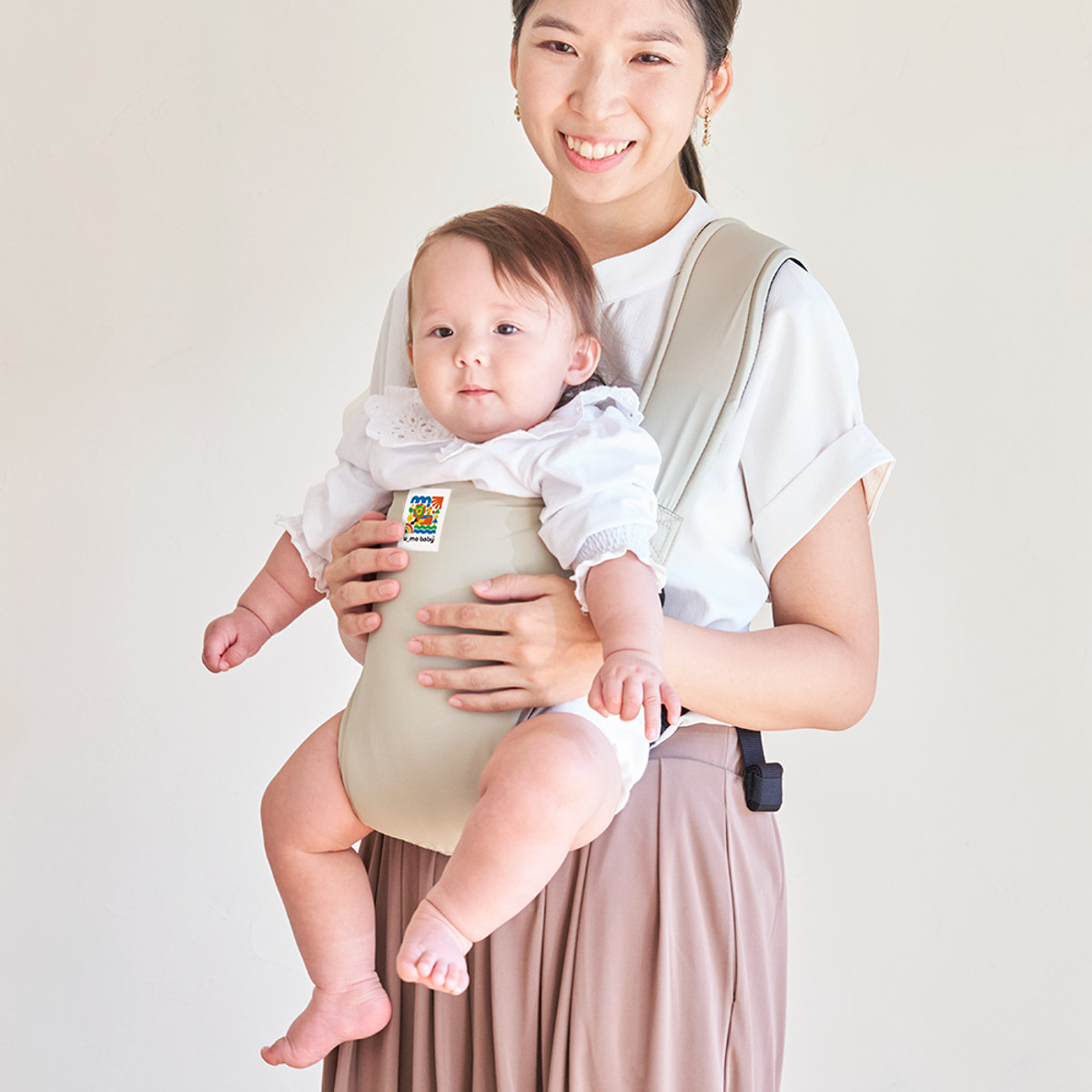 抱っこ紐 ユーモベビー 2WAY 新生児 日本製 ( 抱っこひも 簡易型 対面抱き 前向き抱き ベビーキャリア コンパクト 持ち運び 洗濯OK 撥水 メッシュ 通気性 赤ちゃん おでかけ おでかけグッズ ベビーキャリー 一人で装着 簡単 ) 【ネイビー】 ネイビー